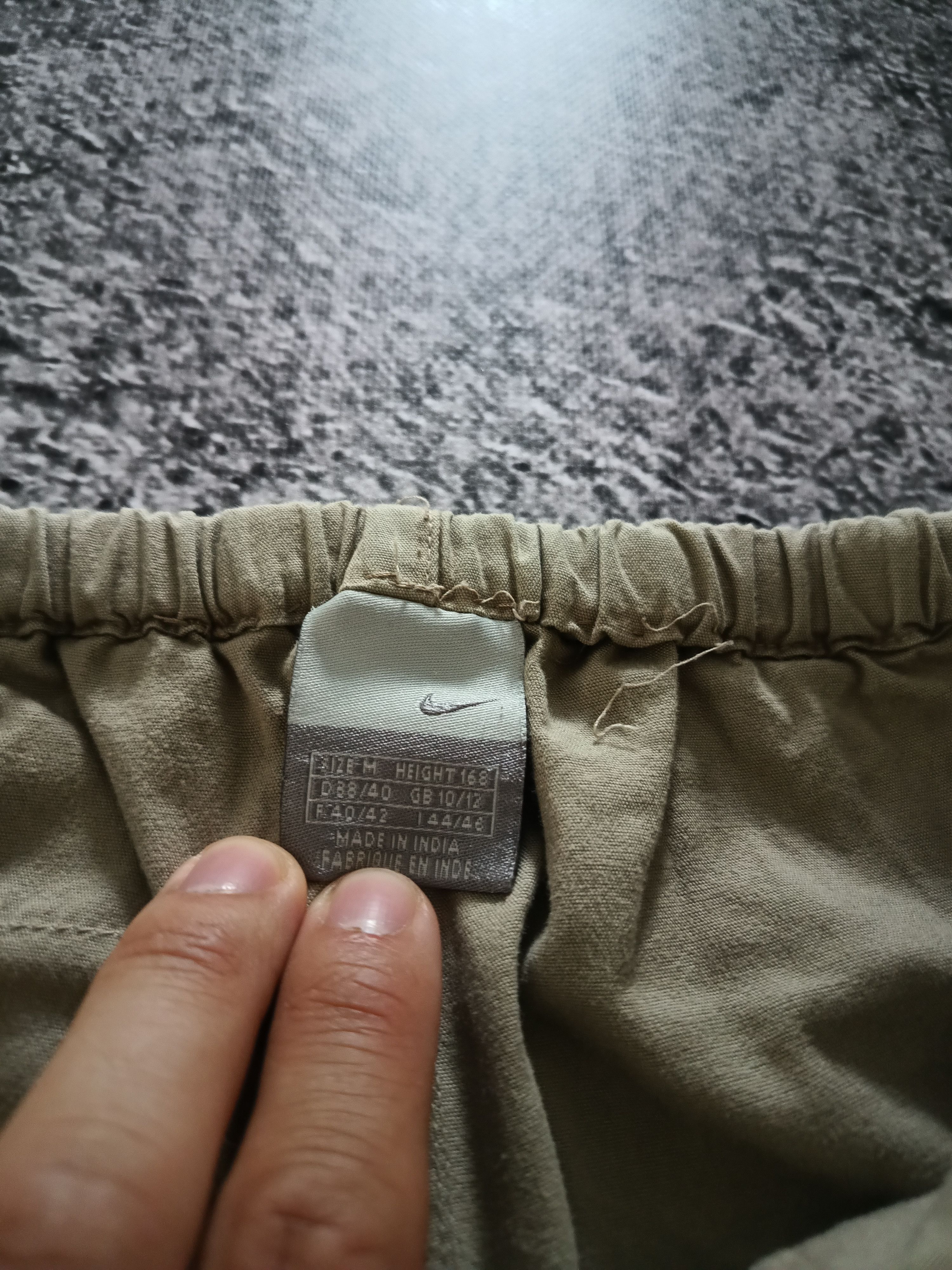 Nike × Vintage Y2k Beige Nike Baggy Flared Trackpants Sweatpants Size M Size 32" / US 10 / IT 46 - 4 Thumbnail