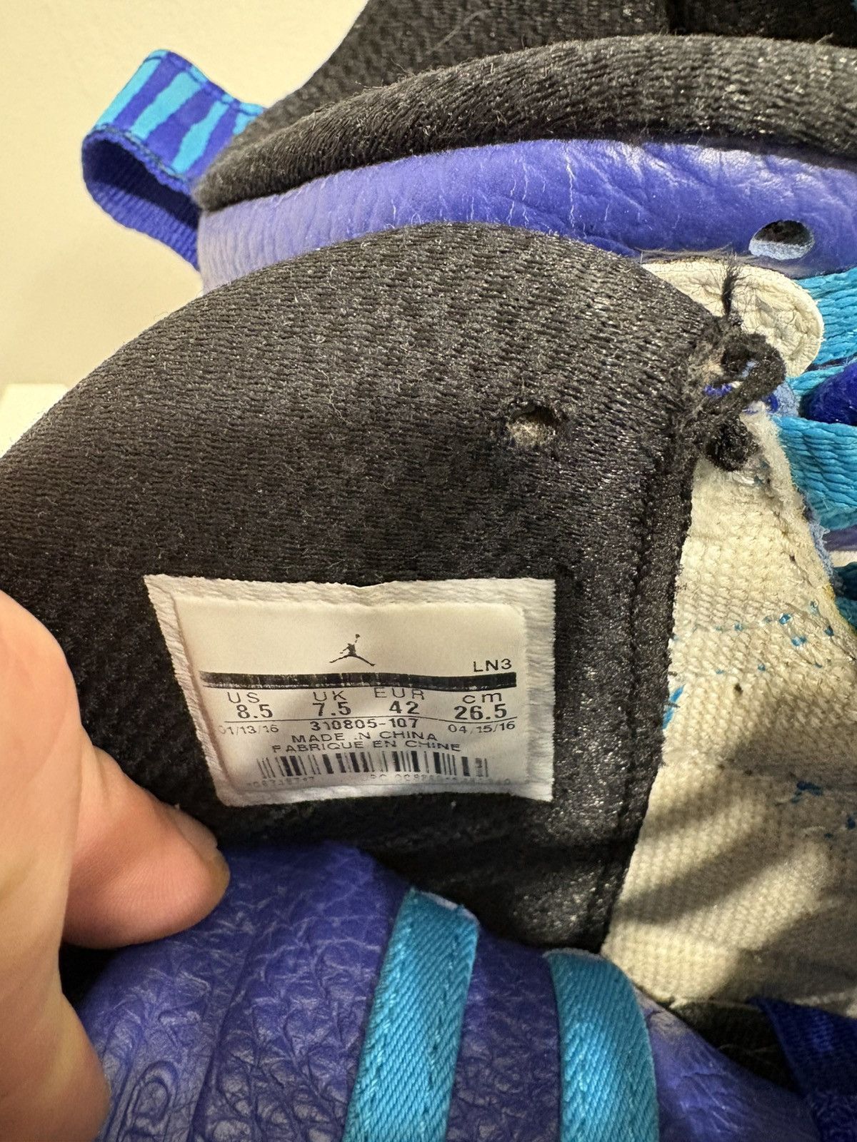 Jordan Brand Jordan 10 hornets 2016 size 8.5 Size US 8.5 / EU 41-42 - 4 Thumbnail