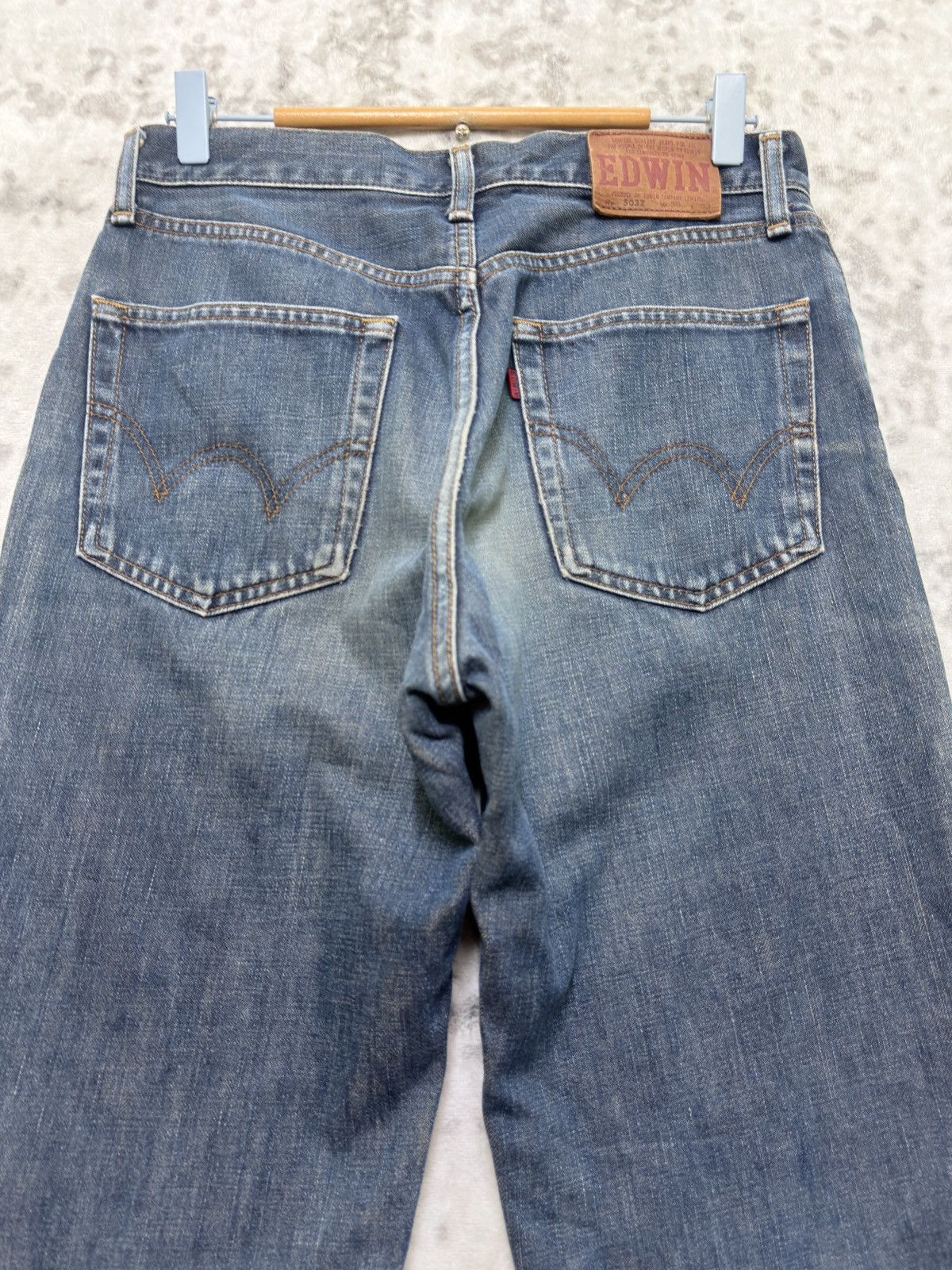 Edwin Vintage Edwin 503 Regular Distressed Fade Japanese Denim Size US 29 - 9 Thumbnail
