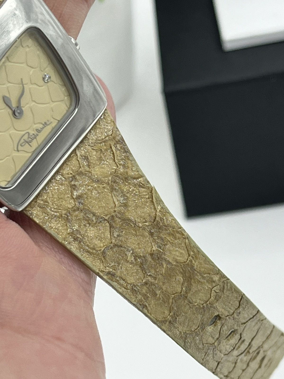 Roberto Cavalli Roberto Cavalli Women's Quartz Wristwatch Leather Strap -New Size ONE SIZE - 14 Thumbnail