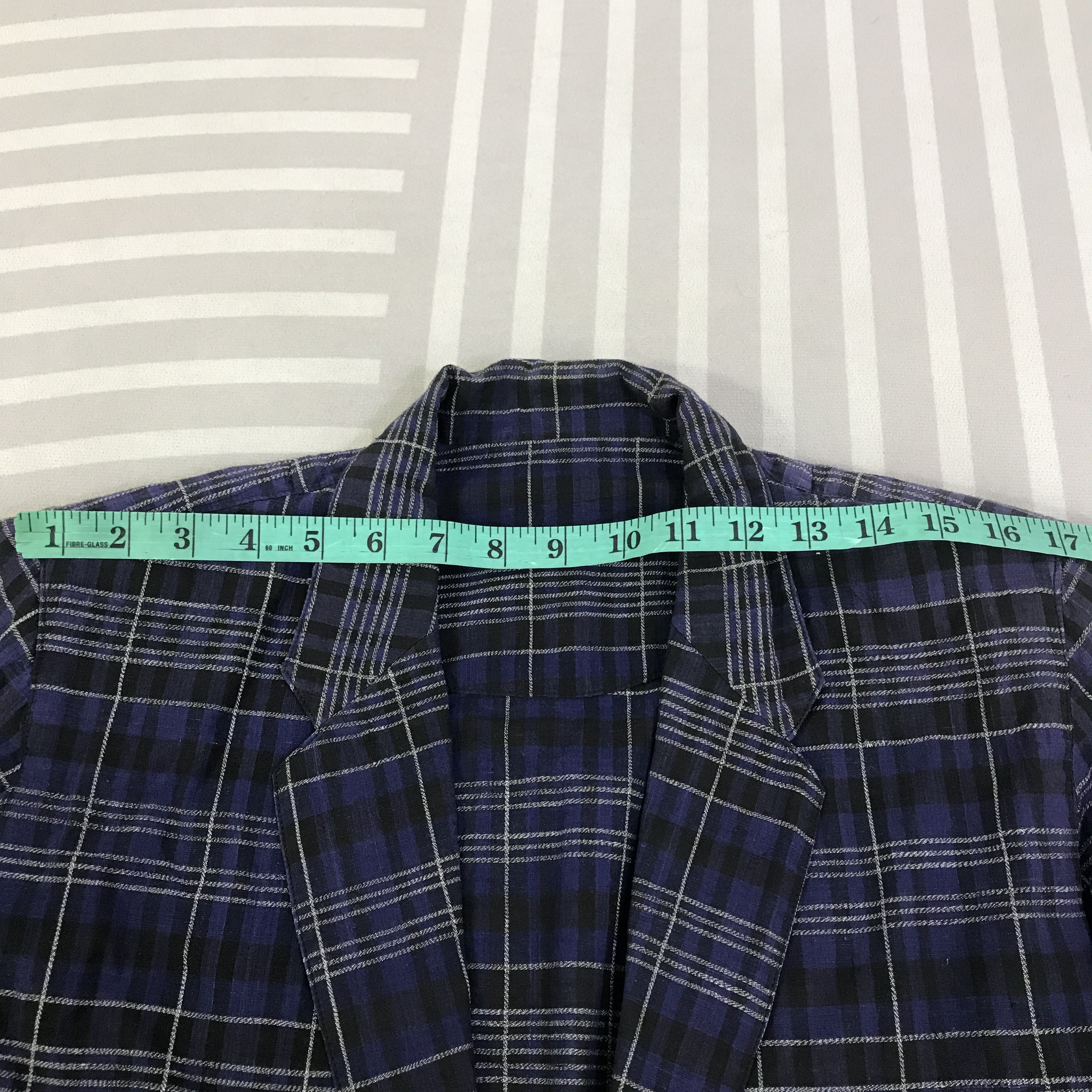 Issey Miyake Vintage Issey Miyake Tartan design Blazers K125B9 Size US L / EU 52-54 / 3 - 6 Thumbnail