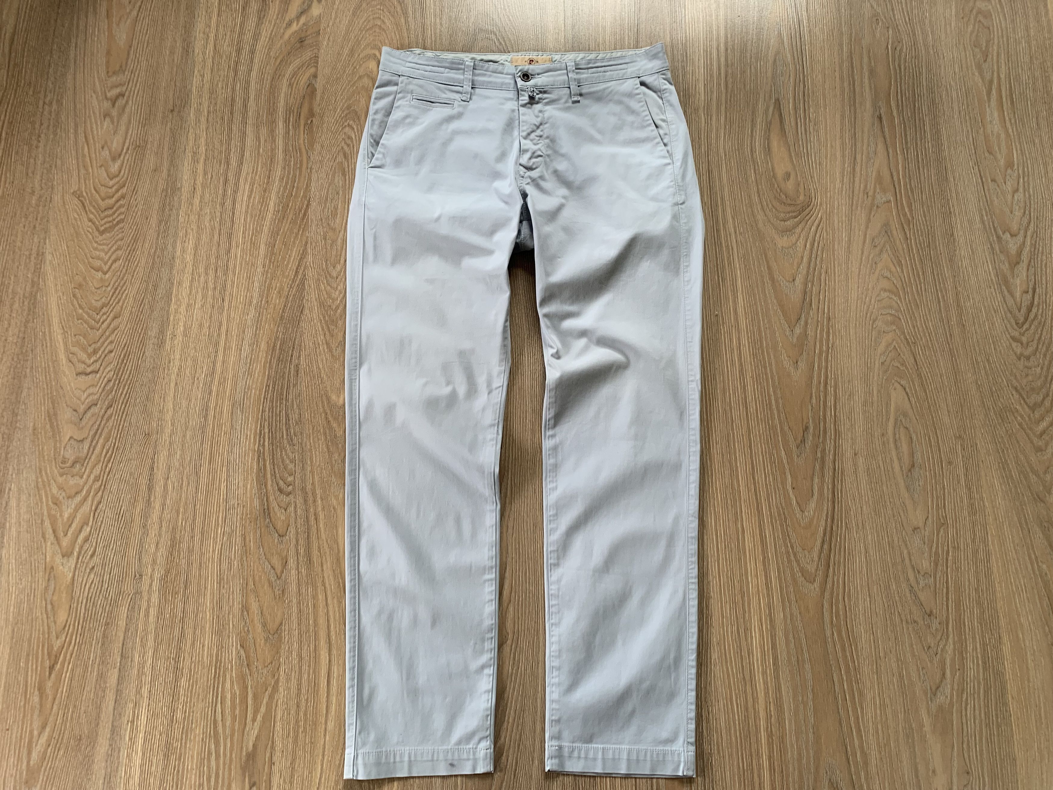Designer × Pierre Cardin Pierre Cardin Casual Light Blue Cotton Pants Size US 34 / EU 50 - 2 Thumbnail