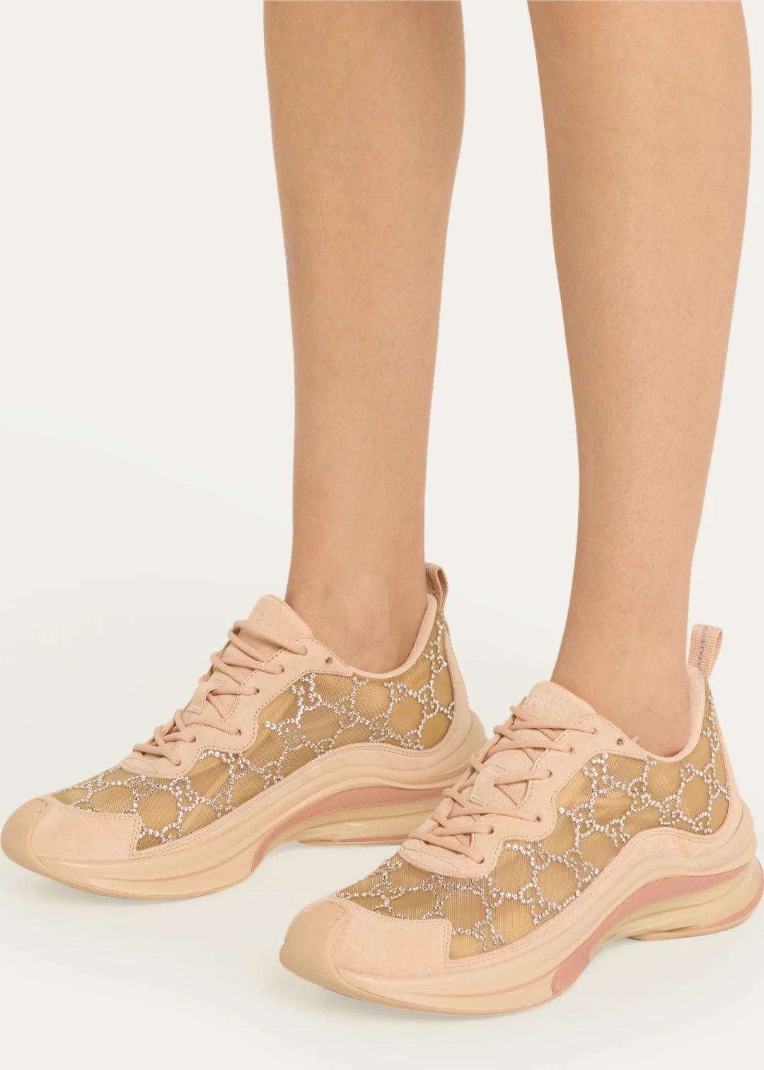 Gucci o1s1wg110125 Run Sneakers in Multicolor Size US 7 / IT 37 - 2 Thumbnail