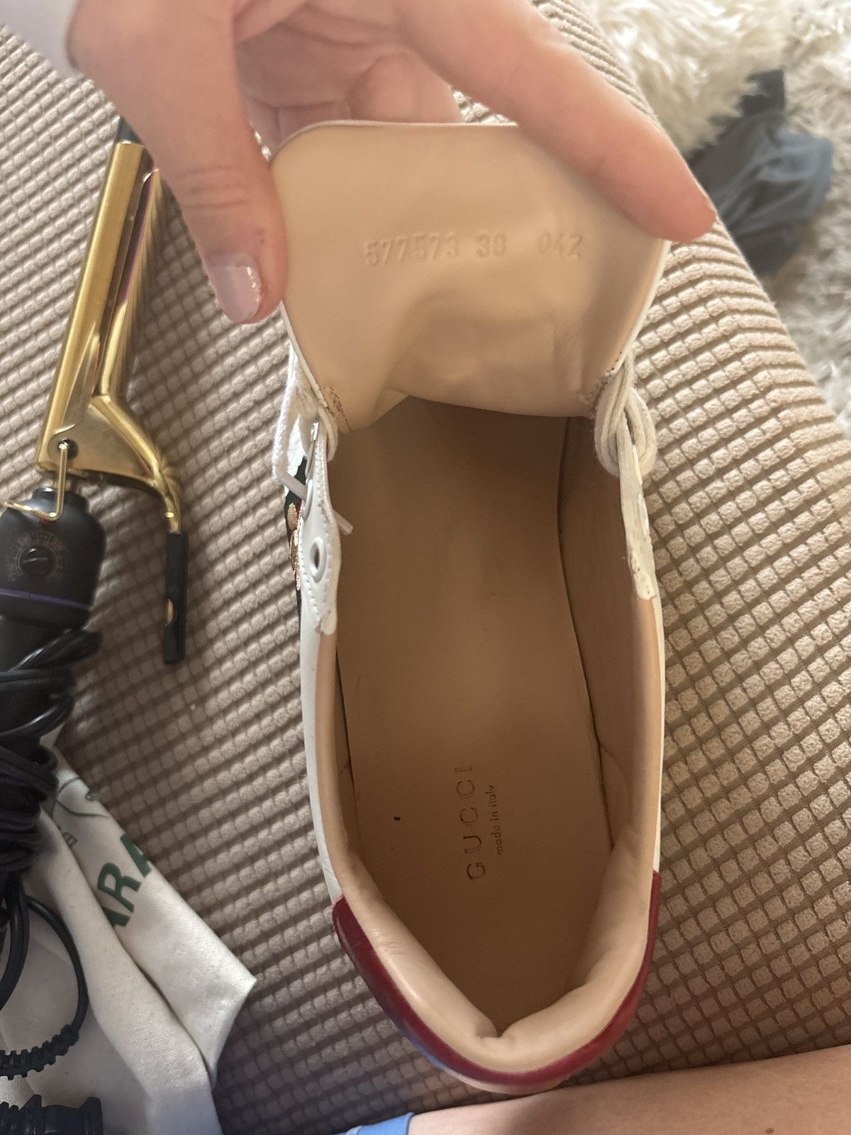Gucci Gucci Ace Platform White Size US 8 / IT 38 - 7 Thumbnail