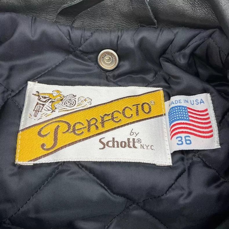Schott Schott Motorcycle leather coat Size US XXS / EU 40 - 3 Thumbnail