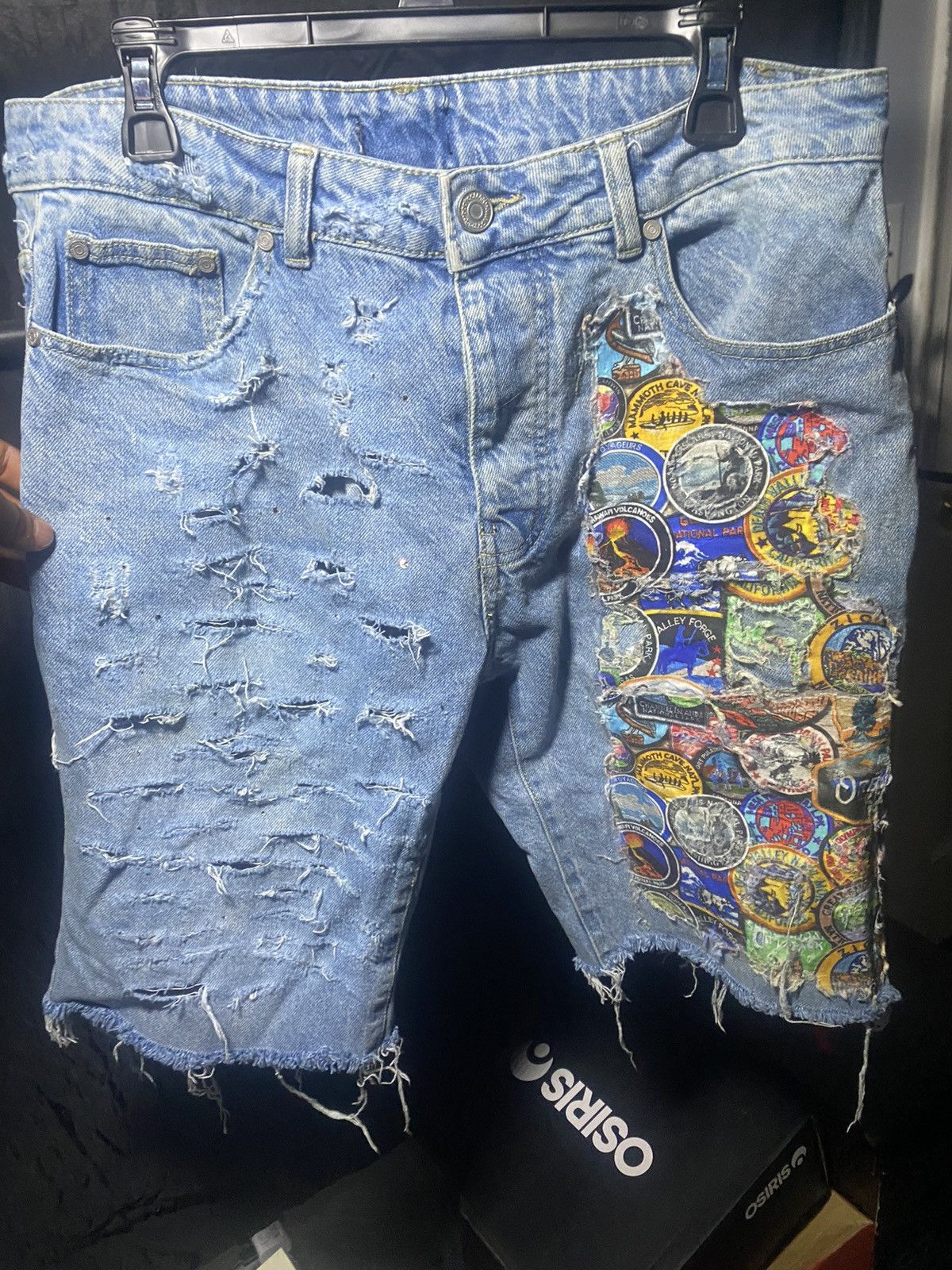 Other 1of1 custom distressed jorts Size US 34 / EU 50 - 1 Thumbnail
