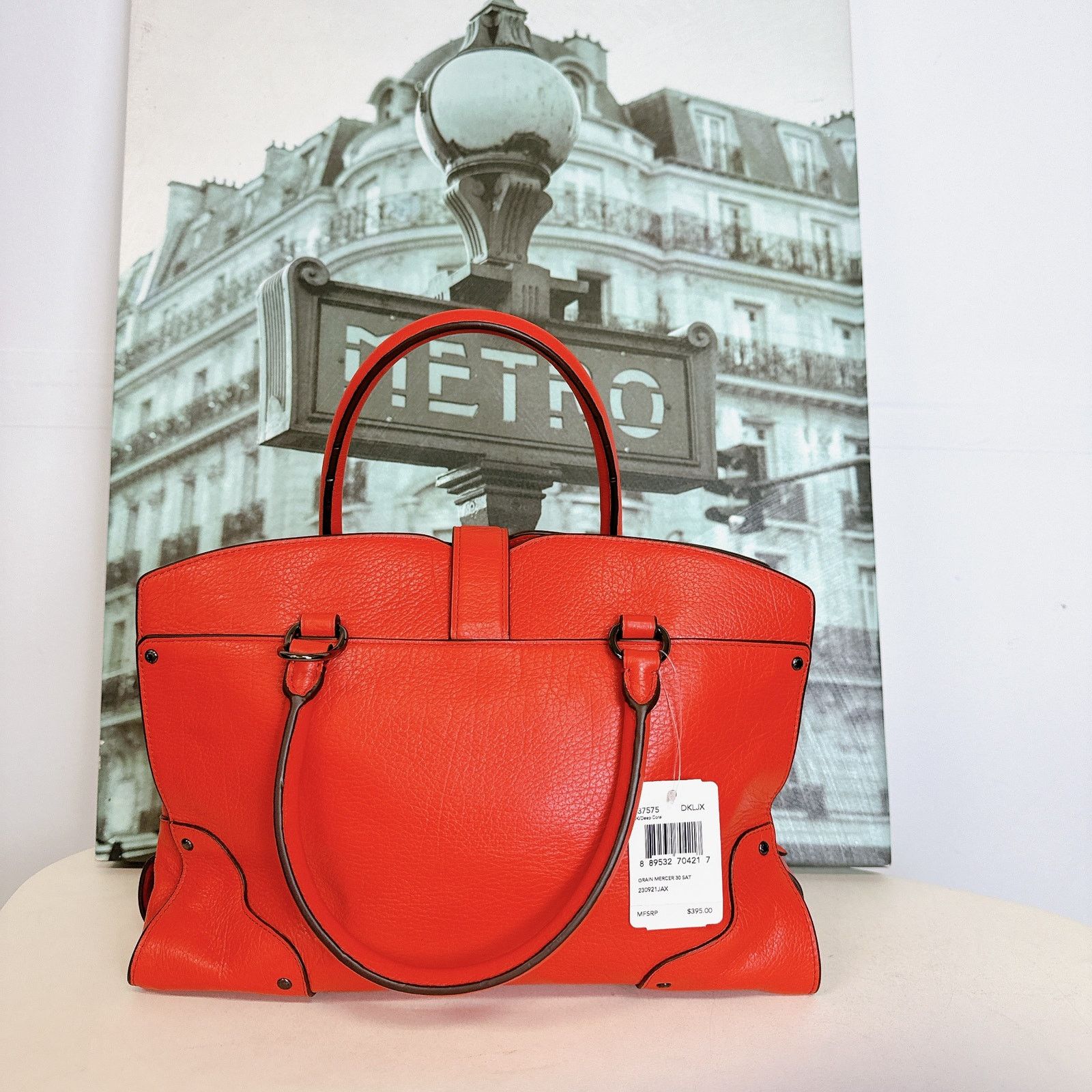 Coach Coach F37575 Mercer Satchel 30 IN Deep Cora Size ONE SIZE - 3 Thumbnail