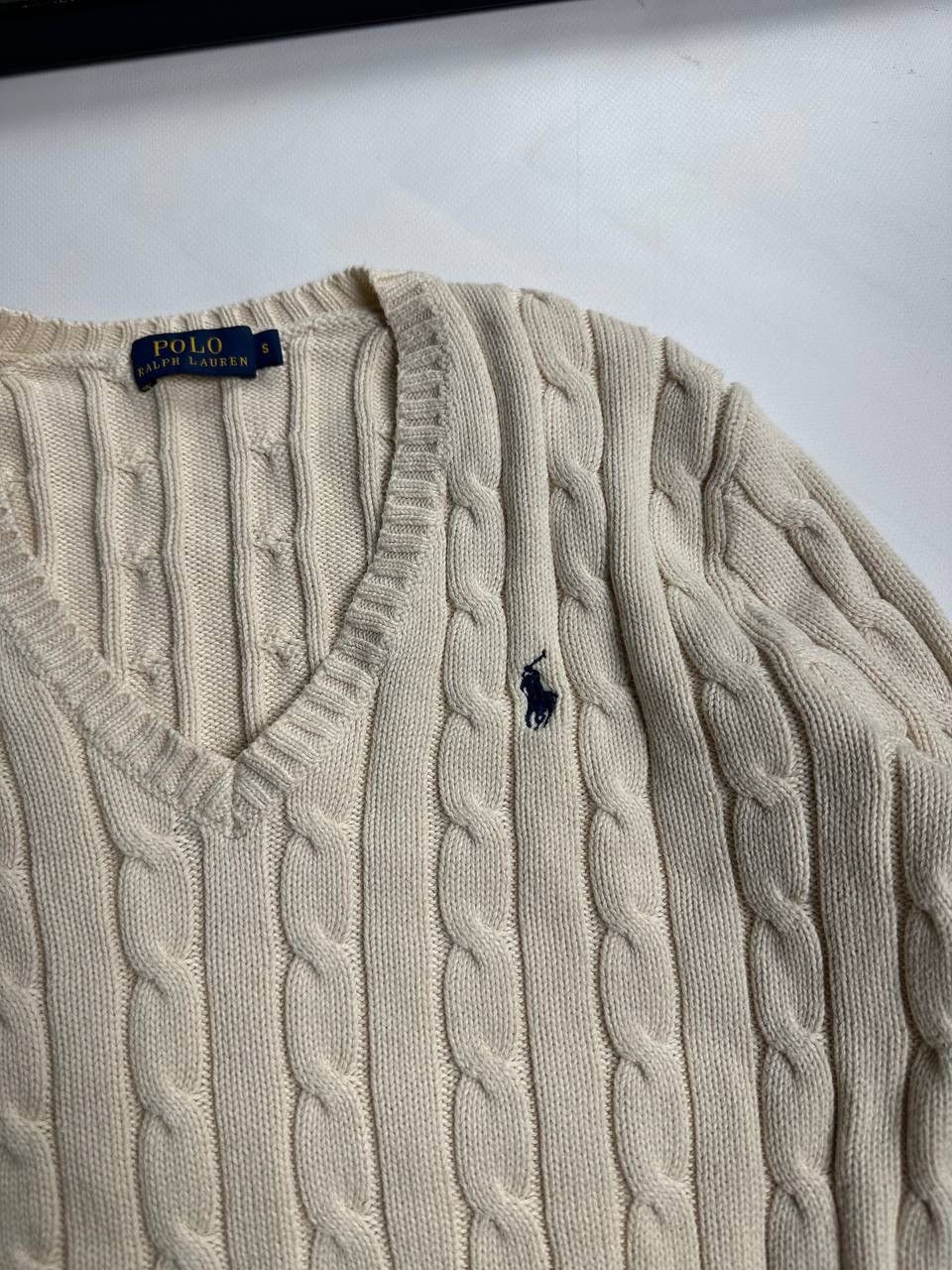 Polo Ralph Lauren Polo Ralph Lauren Women Cable Knite Sweater Vintage 00s Size S / US 4 / IT 40 - 2 Thumbnail