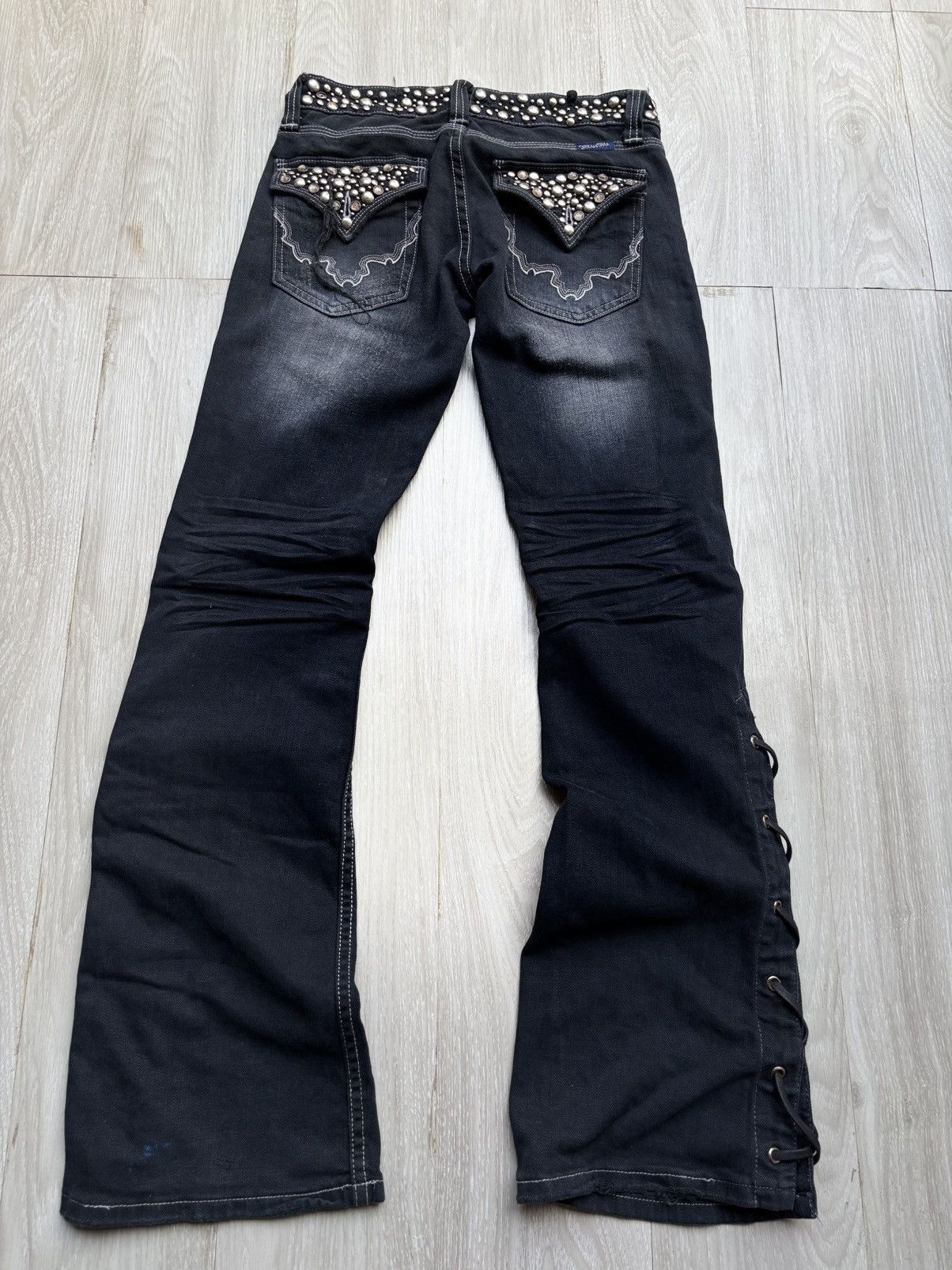 14th Addiction MISSME laceup flare jeans Size US 26 / EU 42 - 7 Thumbnail