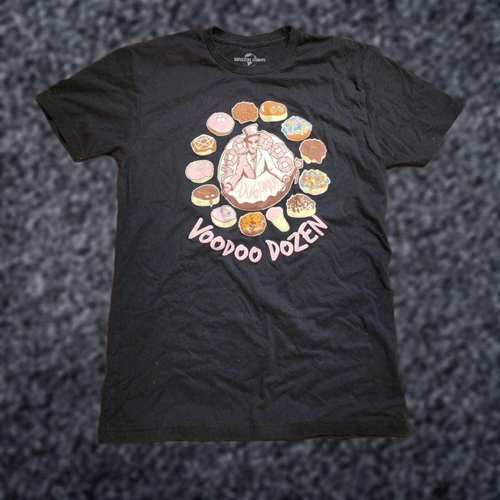 Vintage Universal Studios Shirt M Black Voodoo Doughnuts Orlando Citywalk Mens Size US M / EU 48-50 / 2 - 1 Thumbnail
