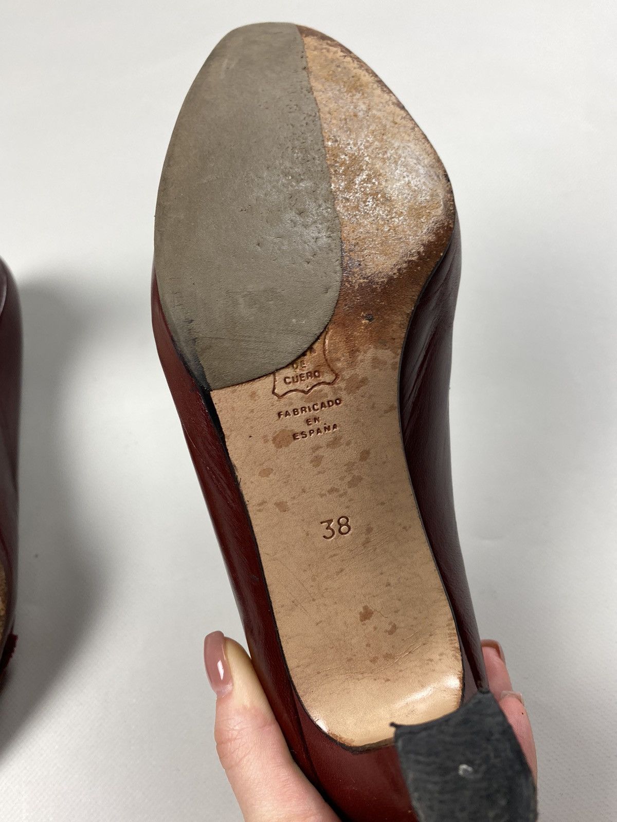 Balenciaga × Vintage Balenciaga vintage ladies leather heels size 38 Size US 8 / IT 38 - 19 Thumbnail