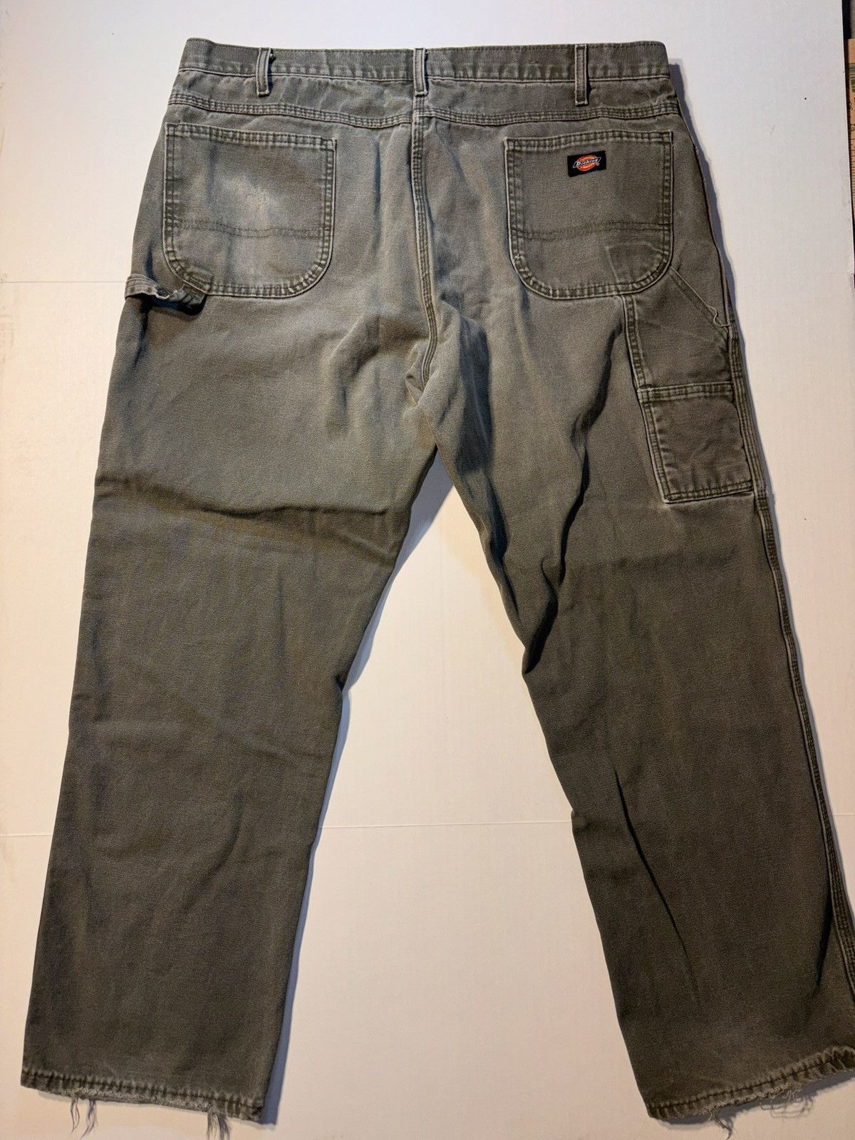 Dickies Vtg Dickies Forest Green Canvas Carpenter Cargo Workwear Size US 42 / EU 58 - 2 Thumbnail