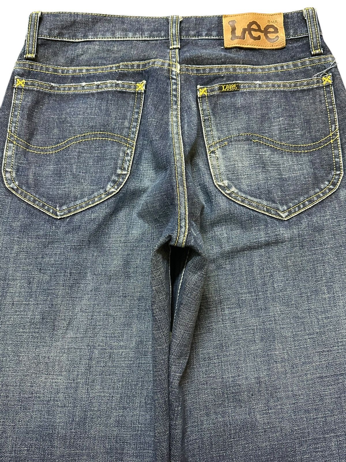 Lee Vintage Lee Riders Blue Faded Wash Style Wide Leg Jeans Size US 28 / EU 44 - 5 Thumbnail