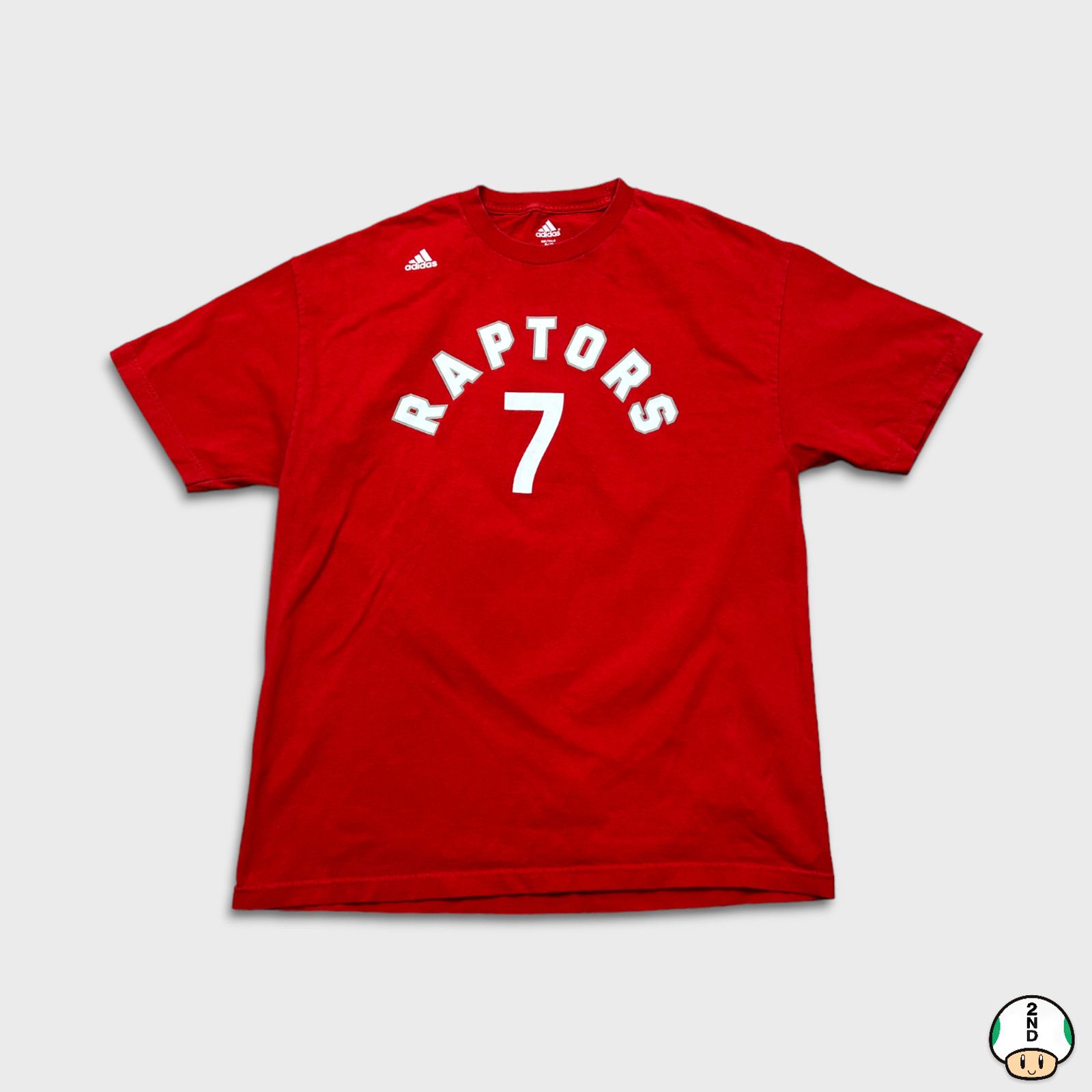 Adidas × NBA × Vintage Adidas Toronto Raptors Kyle Lowry T Shirt NBA Basketball Tee Size US XL / EU 56 / 4 - 1 Thumbnail
