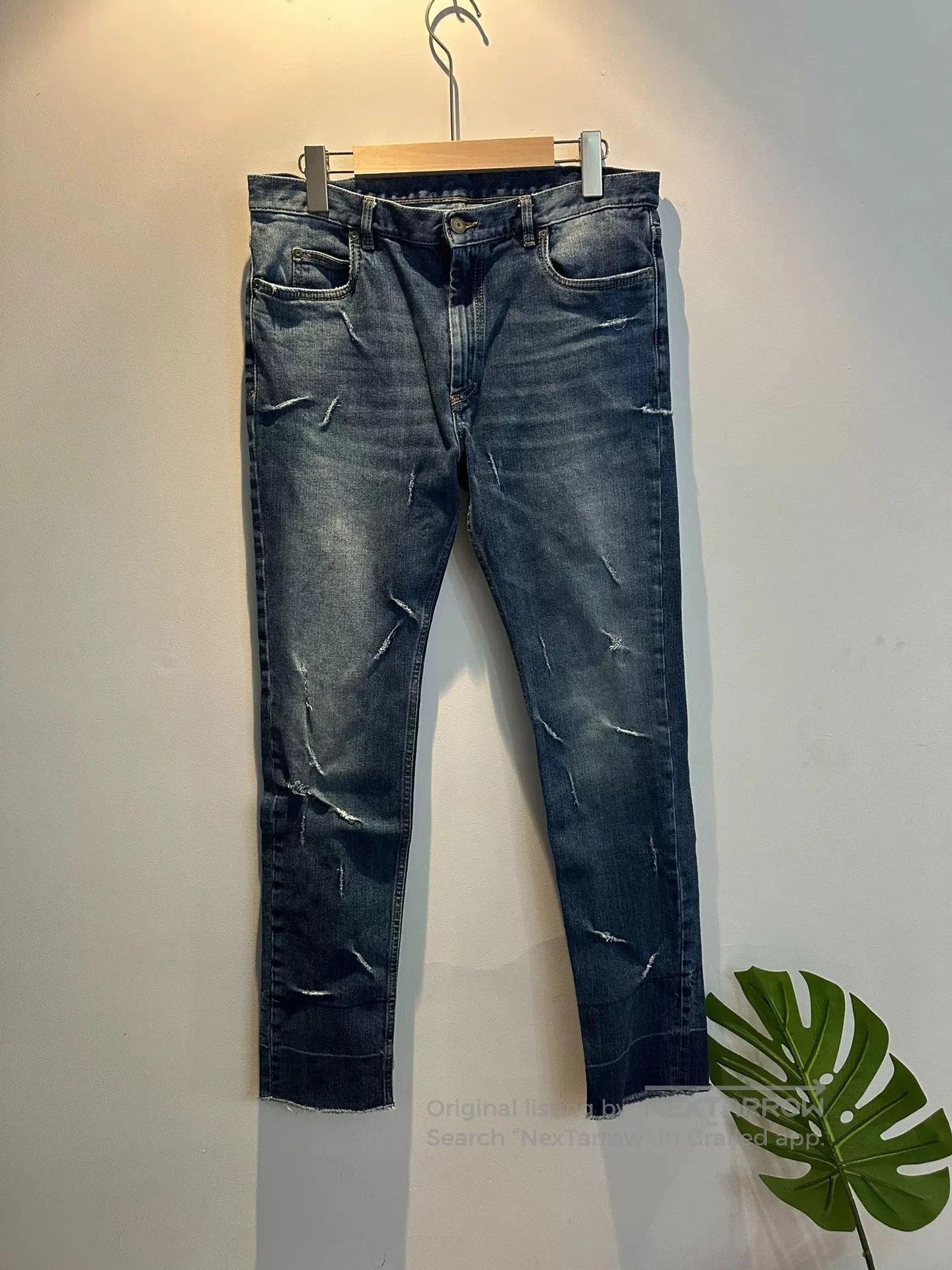Maison Margiela maison margiela distressed denim pants size 33. Size US 33 - 1 Thumbnail