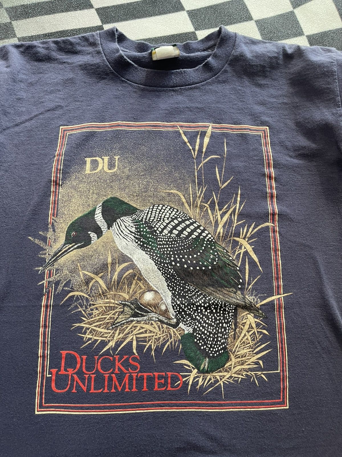 Vintage Vintage 90s Duck unlimited Tee Single stitch Size US XL / EU 56 / 4 - 2 Thumbnail