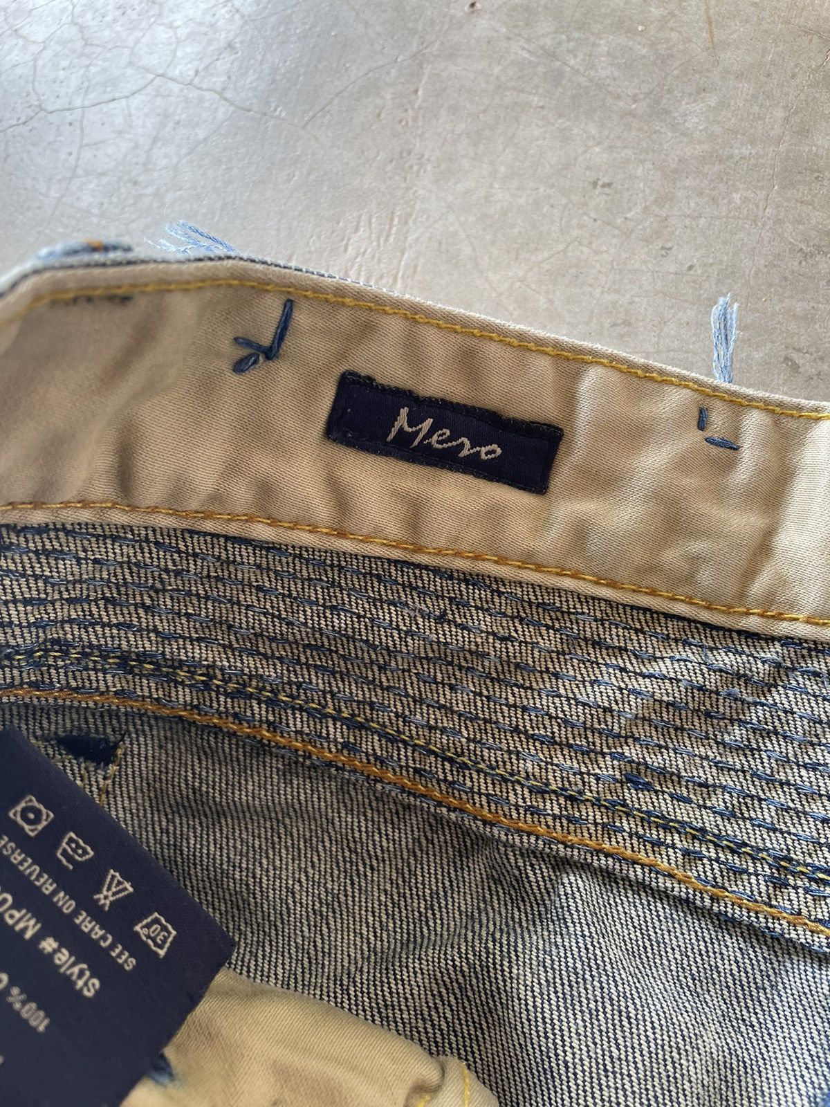 Designer × Other VIGOS USA SASHIKO STYLE DENIM Size US 38 / EU 54 - 8 Thumbnail