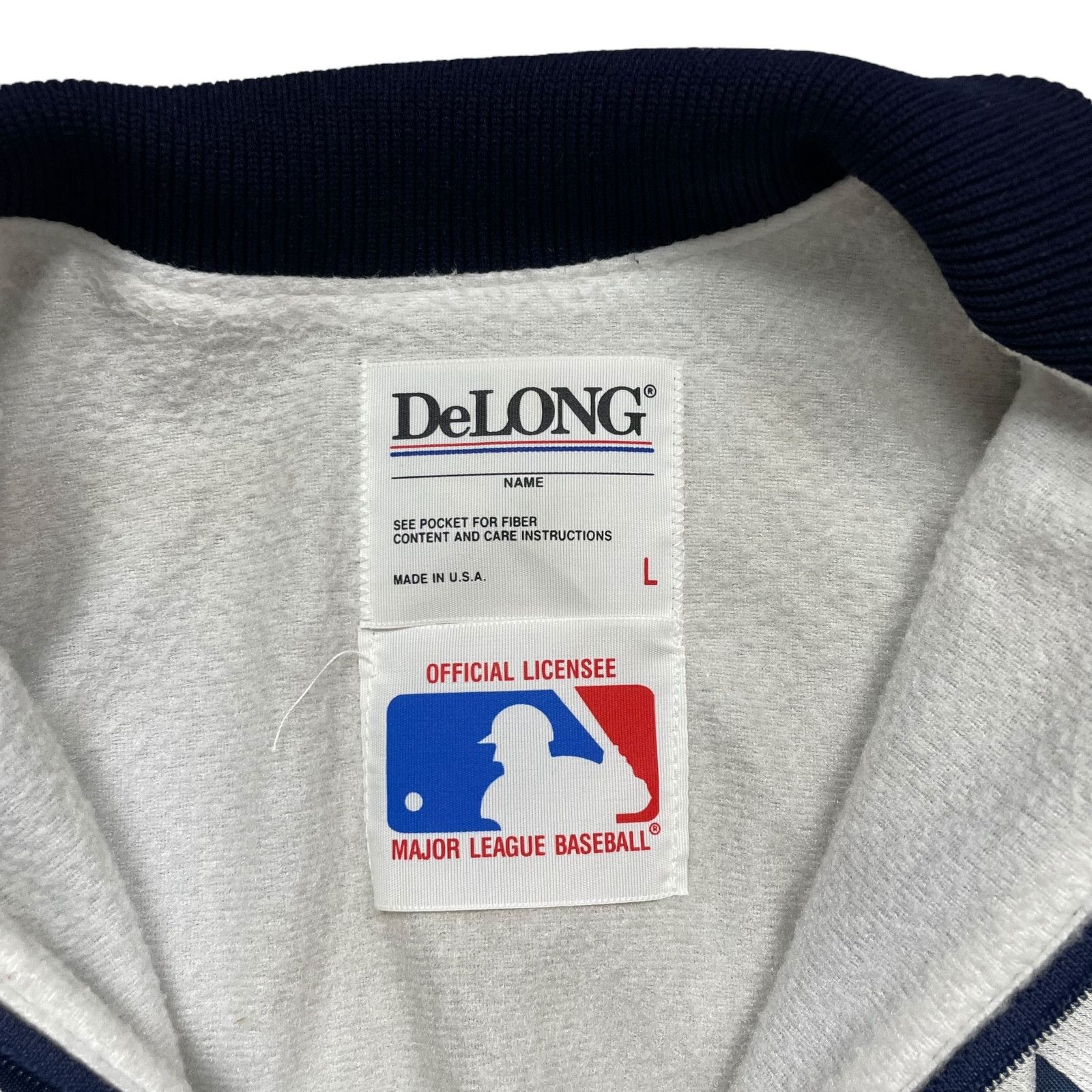 MLB VTG 80s 90s NEW YORK YANKEES DELONG PULLOVER JACKET L Size US L / EU 52-54 / 3 - 4 Thumbnail