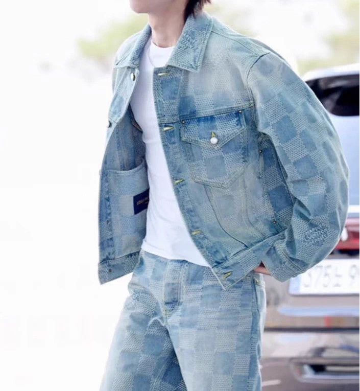 Louis Vuitton Louis Vuitton Damier Denim Jacket 98 New Size US M / EU 48-50 / 2 - 5 Thumbnail