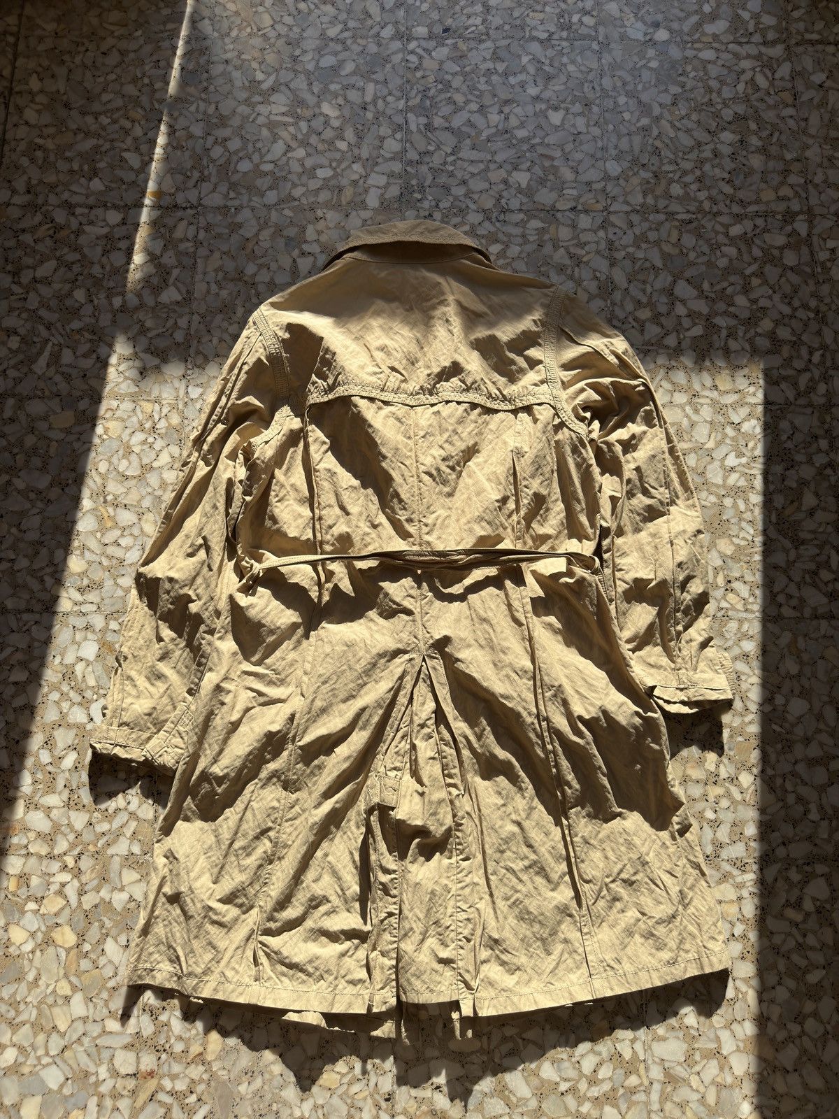 Moncler Moncler Womens Trench Coat Beige Ligthweight Size 5 Luxury Size XXL / US 16-18 / IT 52-54 - 4 Thumbnail