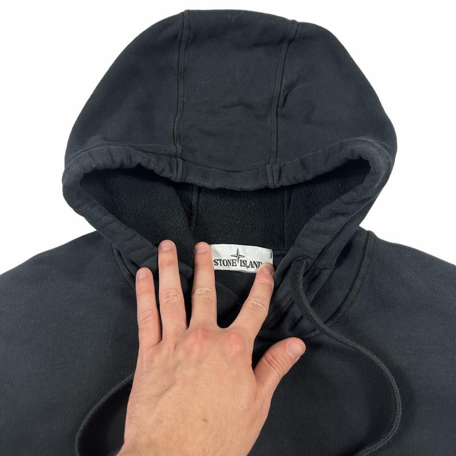 Stone Island Stone Island Cotton Pullover Hoodie Dark Blue Large Size US L / EU 52-54 / 3 - 3 Thumbnail