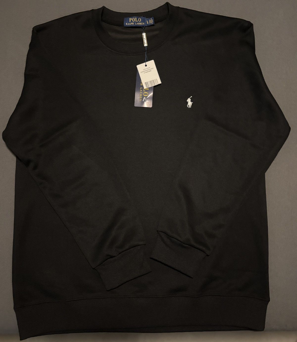 Polo Ralph Lauren Polo Ralph Lauren Black Crewneck L BNWT Unisex Size L / US 10 / IT 46 - 3 Thumbnail