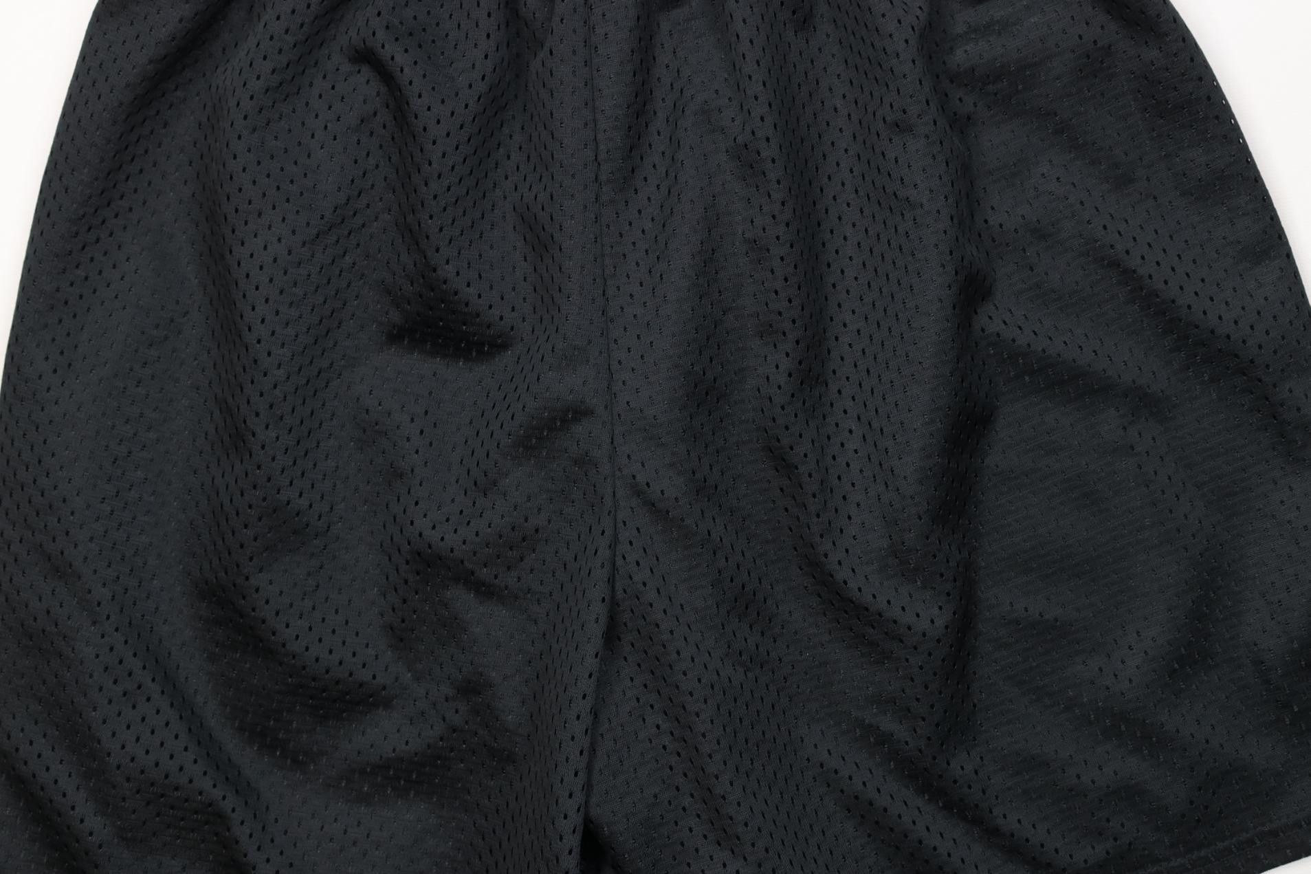 Vintage Vintage 90s Streetwear Mesh Above Knee Shorts Black Size US 32 / EU 48 - 10 Thumbnail