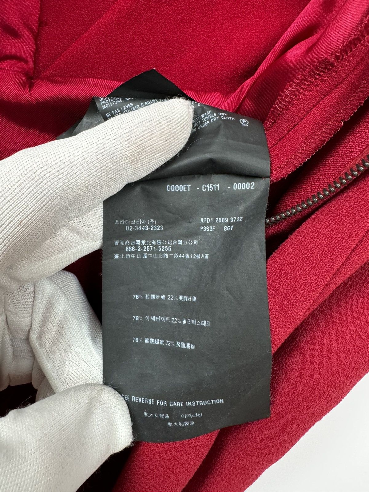 Prada Prada Red Mid-Length Cocktail /Day Dress Size M / US 6-8 / IT 42-44 - 15 Thumbnail