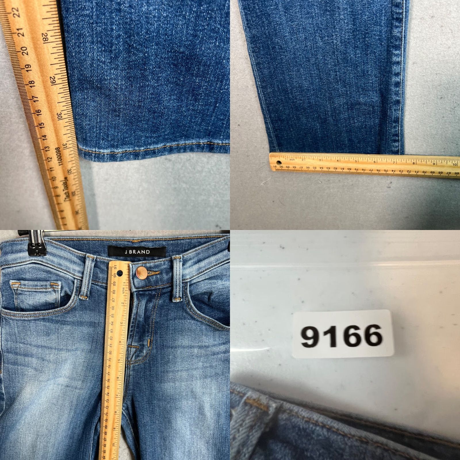 J Brand J Brand Womens Betty Bootcut Jeans Size 25 Medium Wash Denim Stretch Size 42" / US 20 - 8 Thumbnail