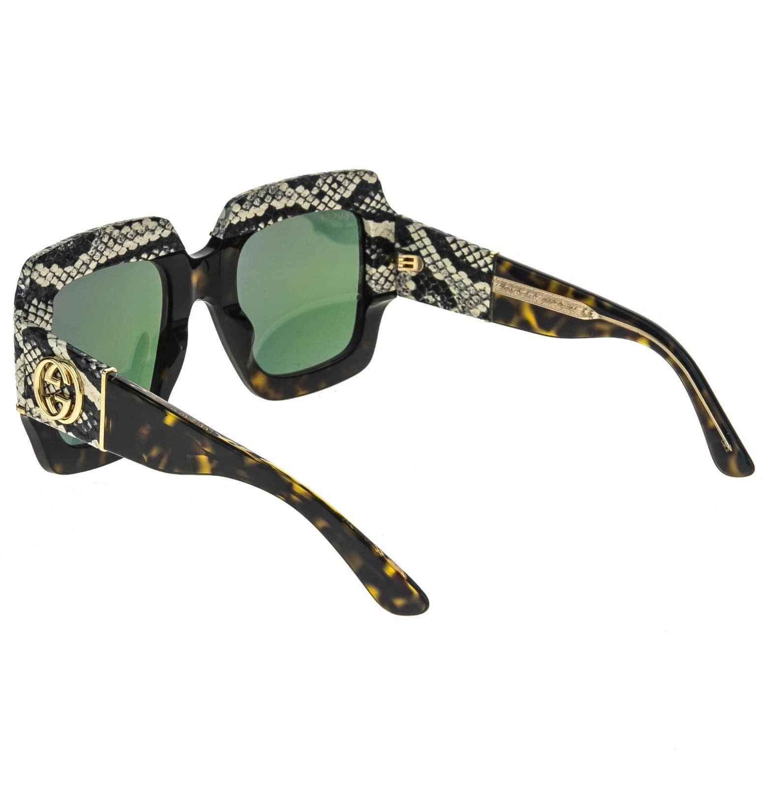 Gucci GUCCI 0484 Brown Pink Mirror Ayers 006 Sunglasses GG0484S Size ONE SIZE - 9 Thumbnail
