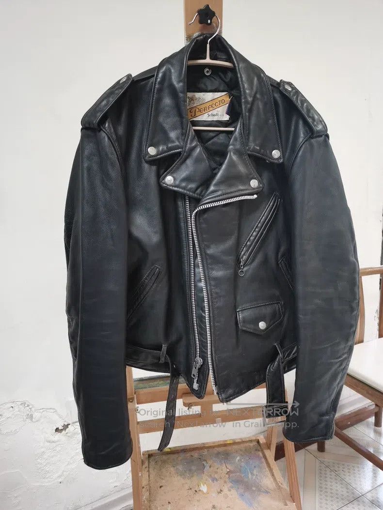 Schott Schott 118 Locomotive leather jacket Size US XL / EU 56 / 4 - 3 Thumbnail