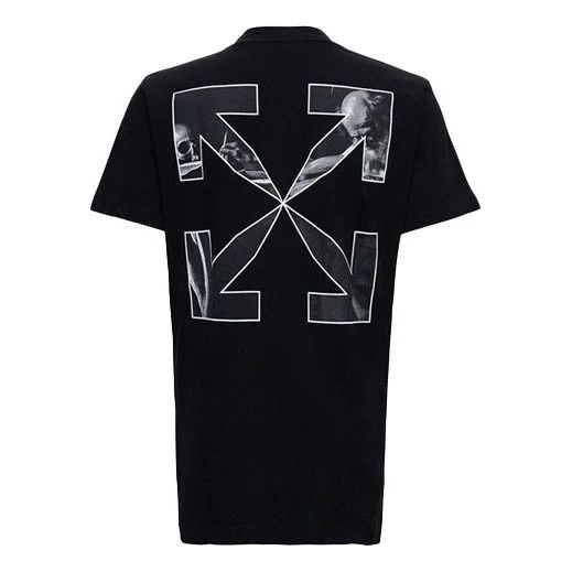 Off-White o1gr1nt1124 Carav Arrow S/S Slim T-Shirt in Black Size US XS / EU 42 / 0 - 1 Thumbnail