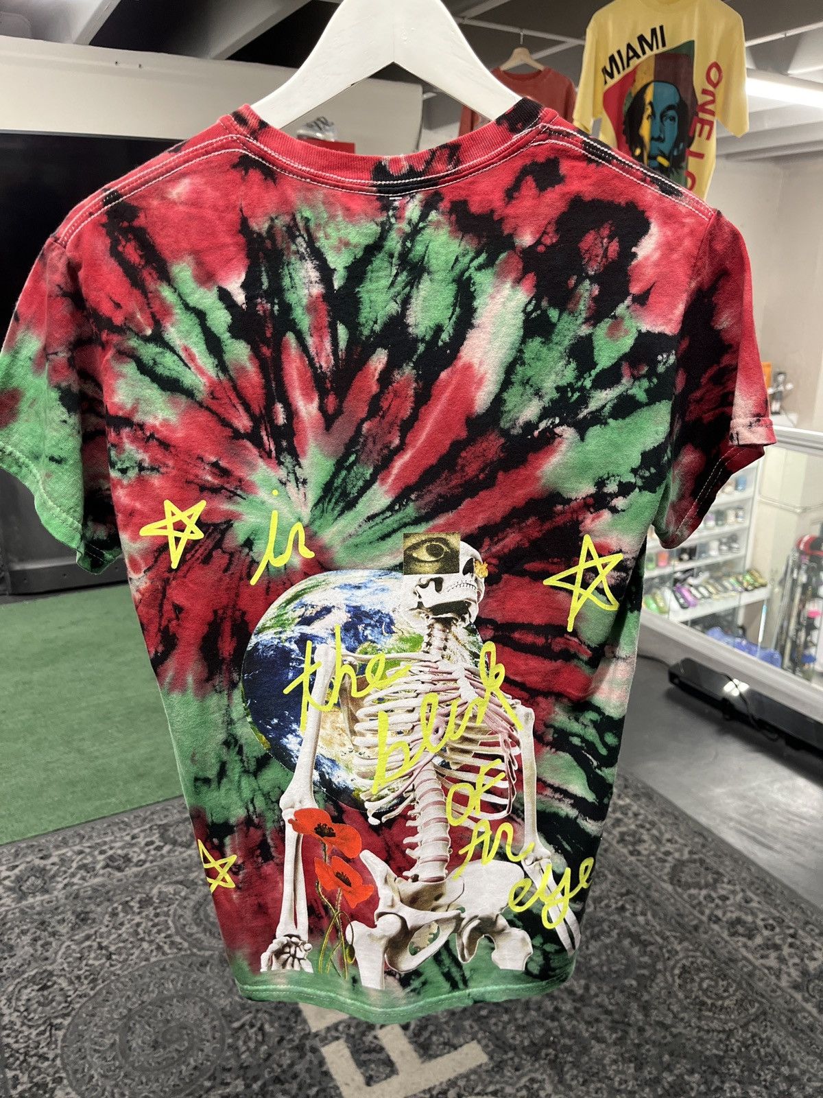 Travis Scott Travis Scott Blink Of An Eye Europe Tour Tee Tie-Dye Size US S / EU 44-46 / 1 - 2 Thumbnail