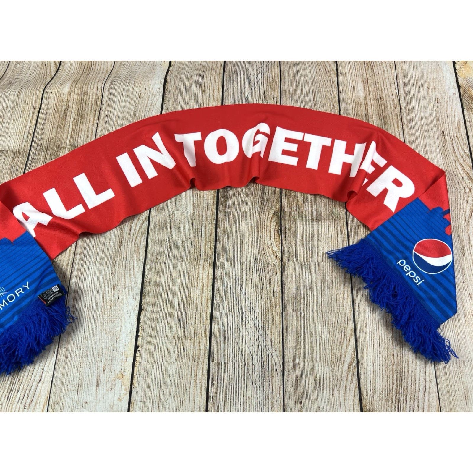 Vintage NWT Ruffneck Armory Pepsi Scarf Blue Men St Louis Lou Together For The Lou Scarf Size ONE SIZE - 3 Thumbnail