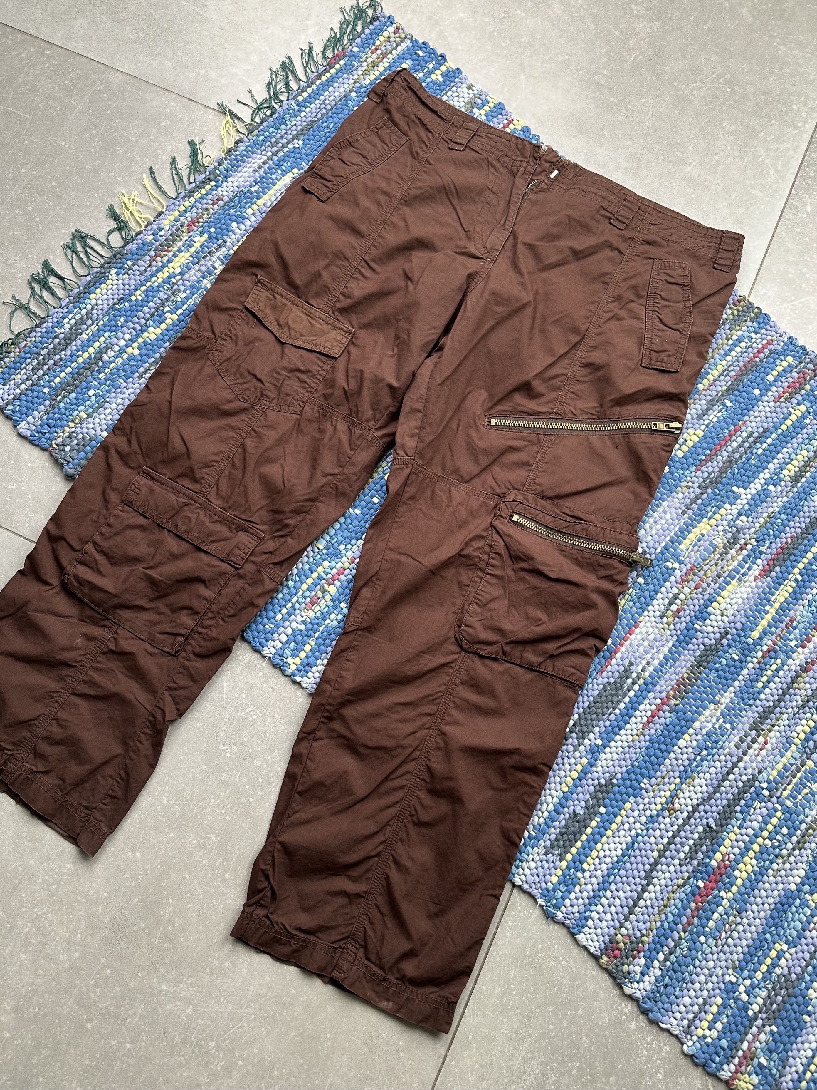 image of Avant Garde x Vintage Cargo Pants in Brown, Men's (Size 38)