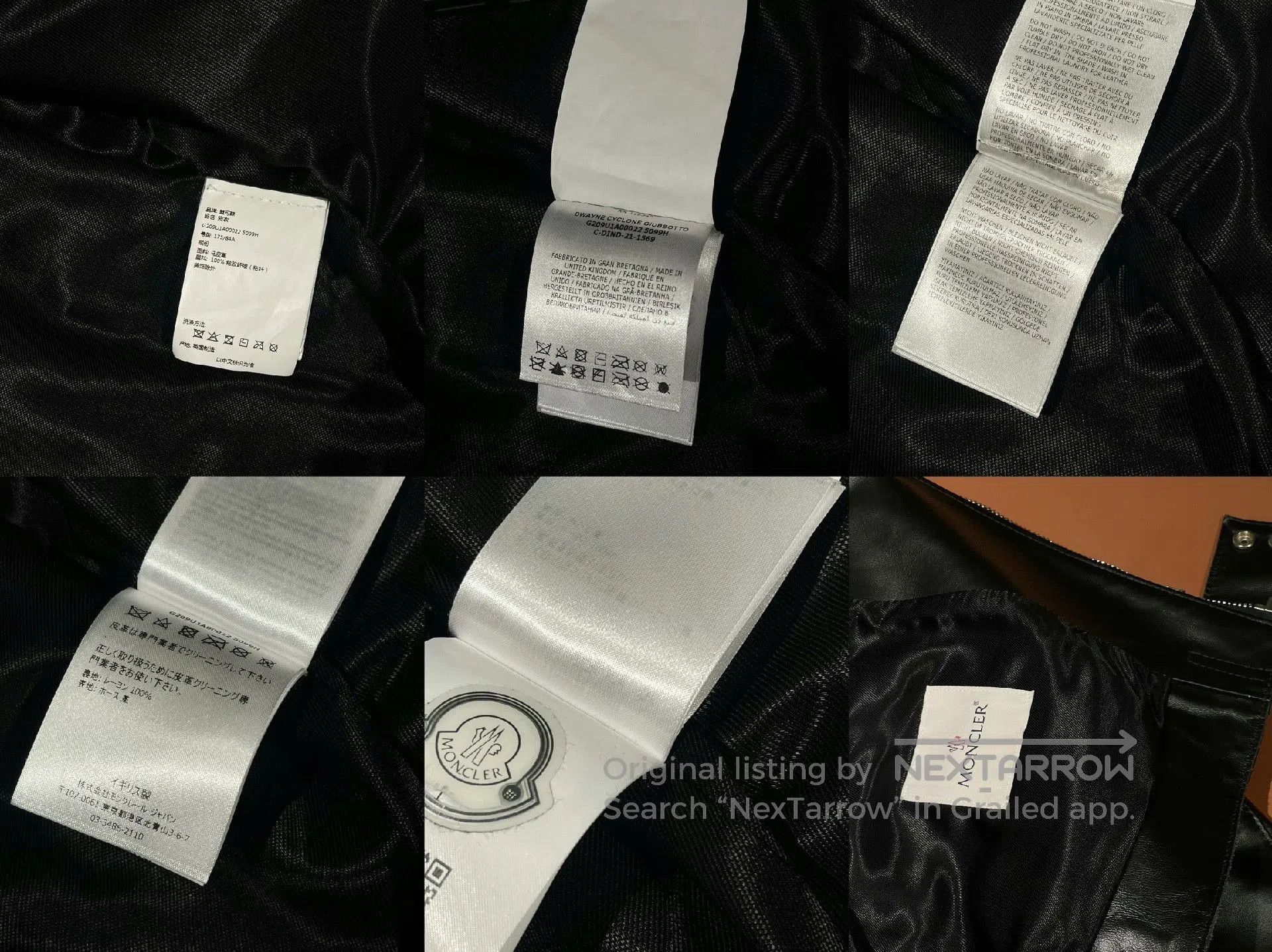 Moncler Moncler X FRGMT Collaborative Leather Jacket. Size US XXS / EU 40 - 8 Thumbnail