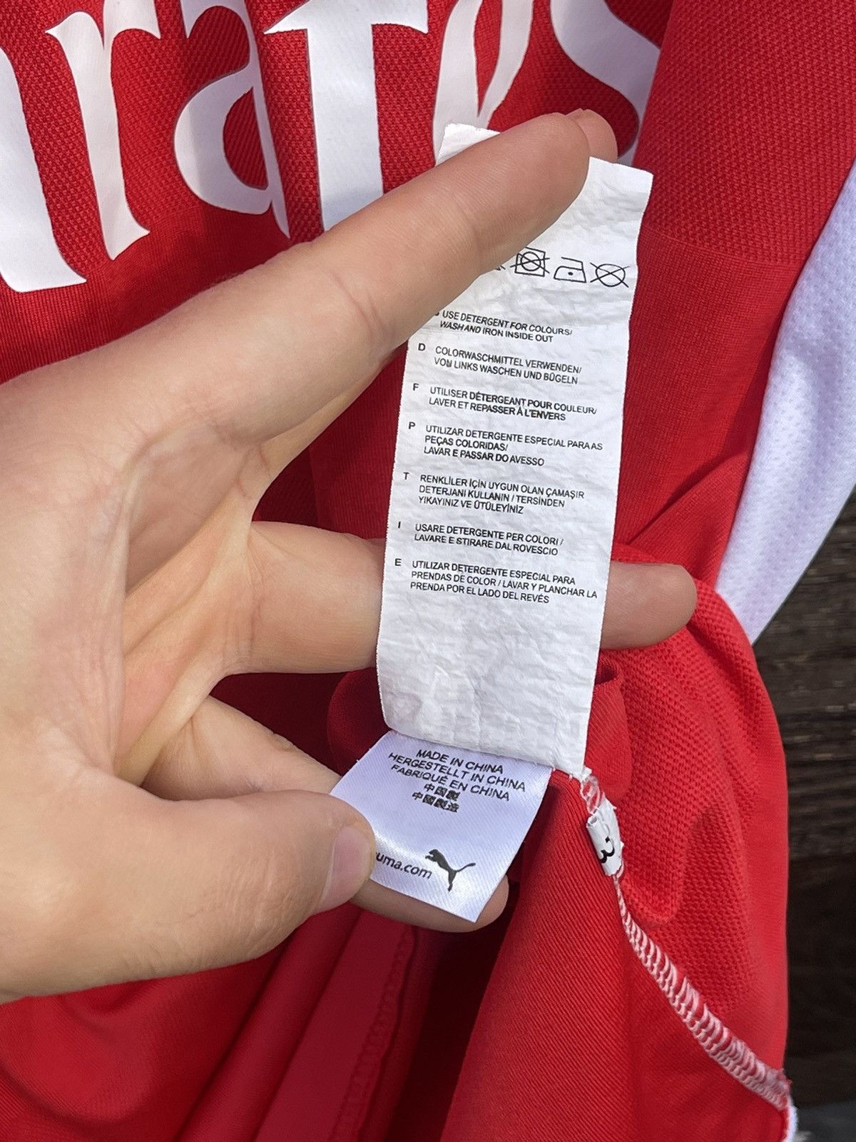 Puma 2015 Puma Arsenal Soccer jersey Size US XL / EU 56 / 4 - 11 Thumbnail