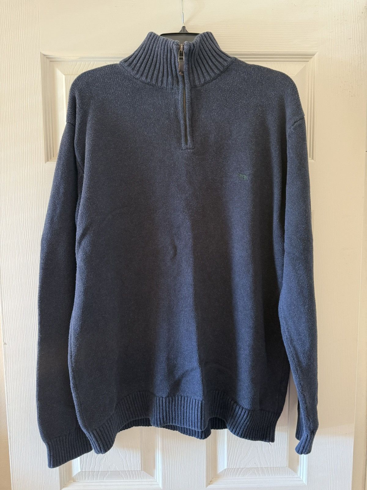 Rodd & Gunn RODD & GUNN New Zealand Merrick Bay 1/4 Zip “Ink” Sweater Size US L / EU 52-54 / 3 - 1 Thumbnail