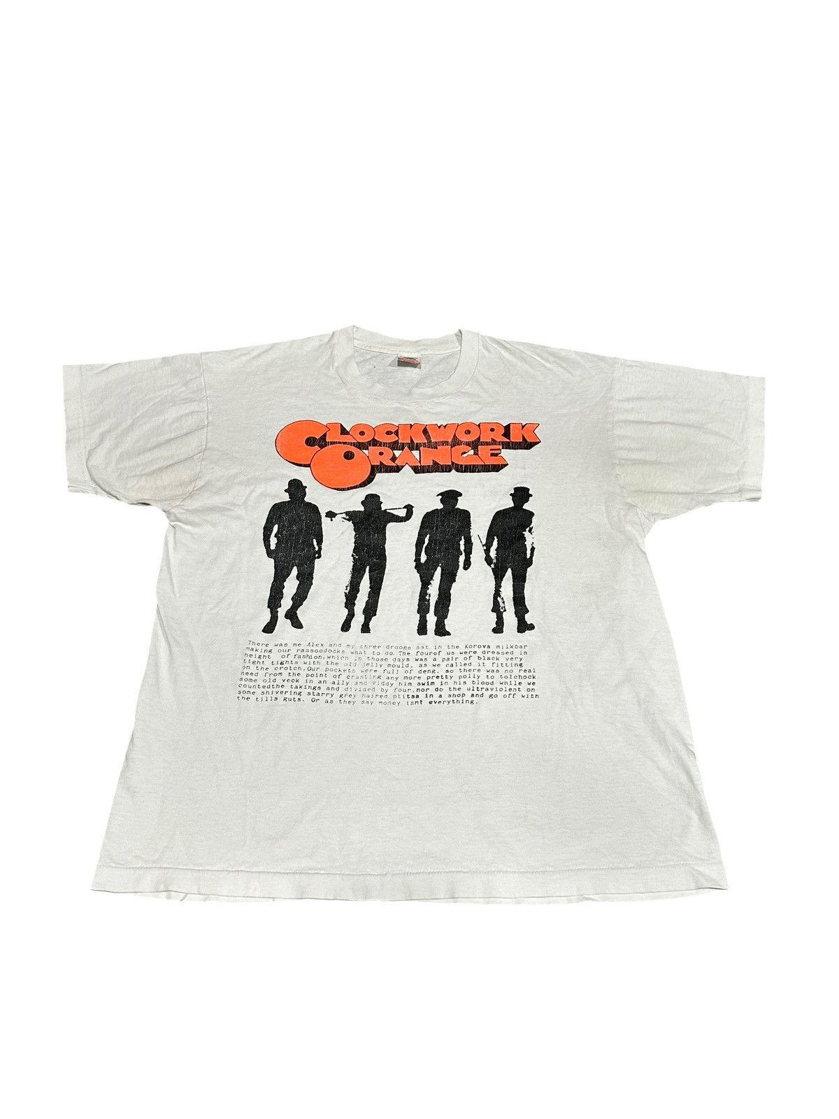 Vintage Vintage 90’s Clockwork Orange Single Stitch FOTL Shirt Size US XL / EU 56 / 4 - 2 Thumbnail