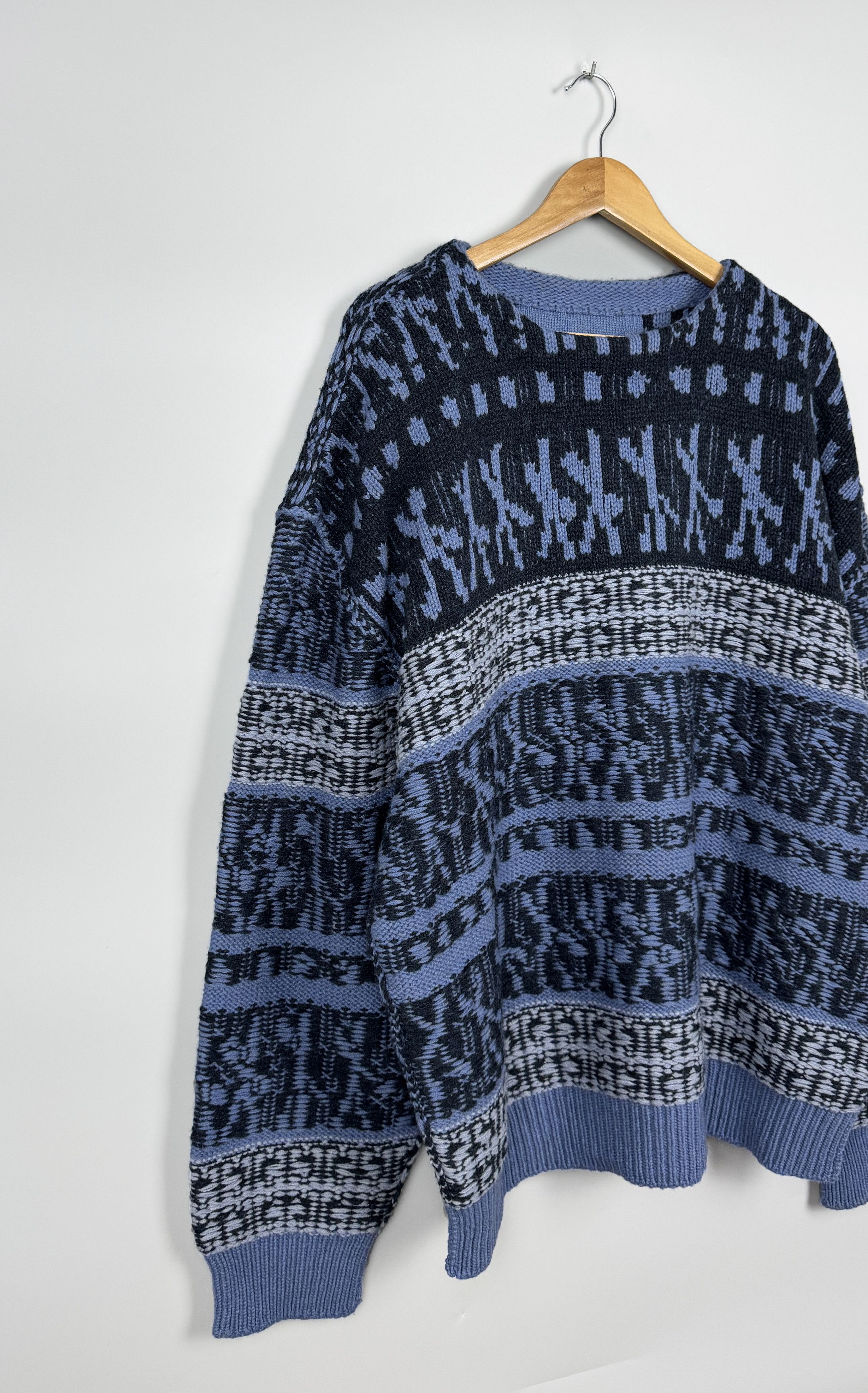 Givenchy NEW RRP 1700$ SS22 Givenchy Patterned Crewneck Wool Sweater Size US XXL / EU 58 / 5 - 5 Thumbnail
