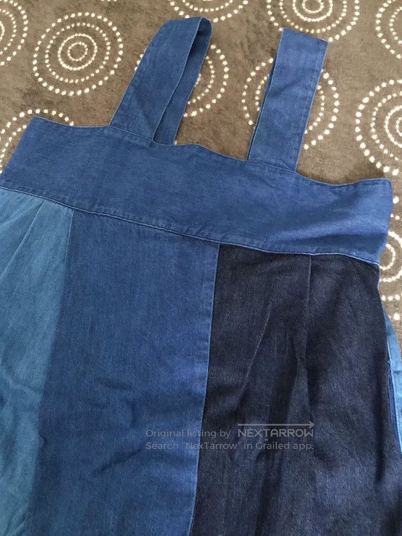 Kapital Kapital Stitched denim bib pants Size 42" / US 20 - 1 Thumbnail