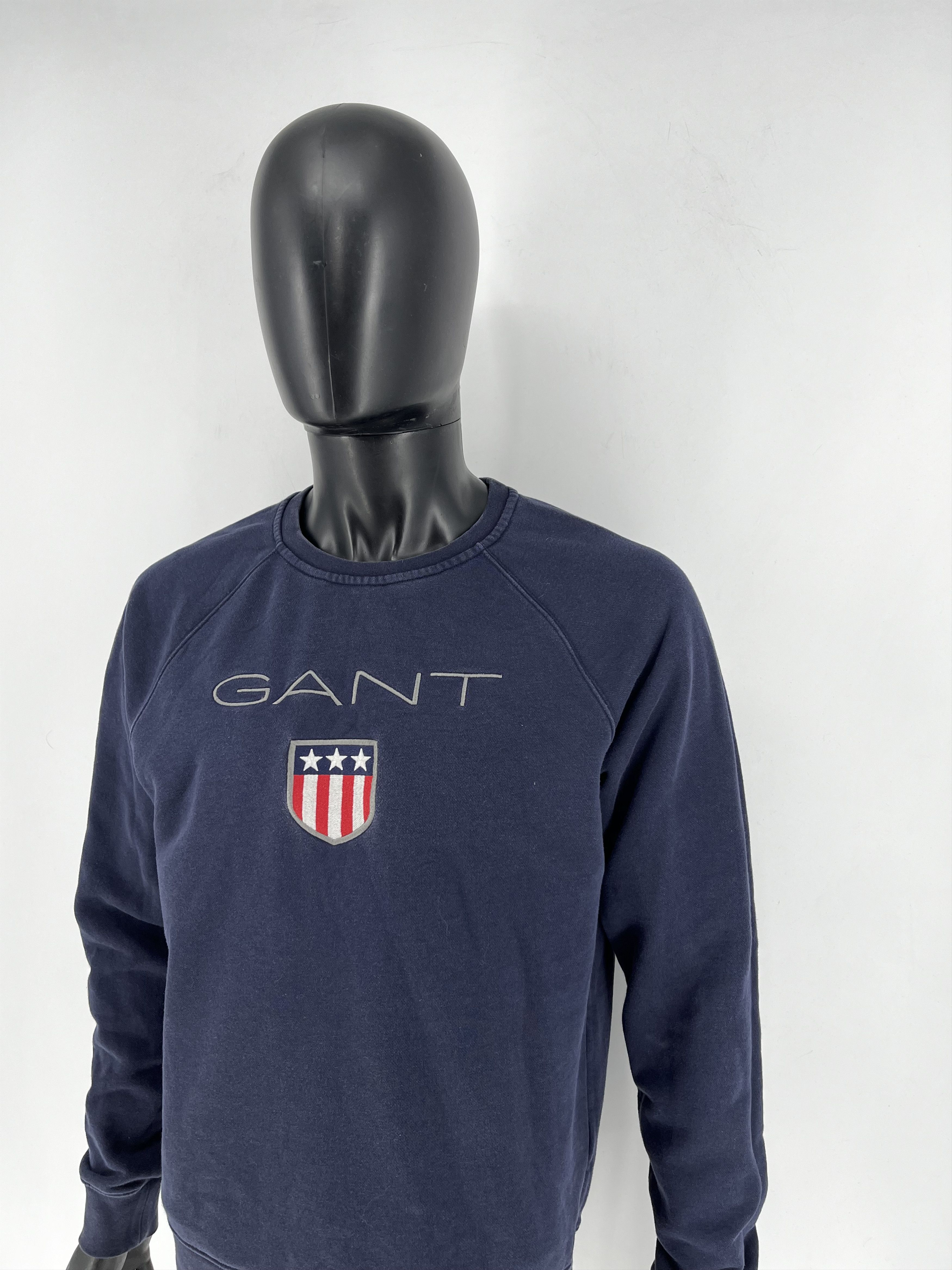 Gant × Vintage Vintage Y2K Gant plush logo sweatshirt streetwear size L Size US L / EU 52-54 / 3 - 5 Thumbnail