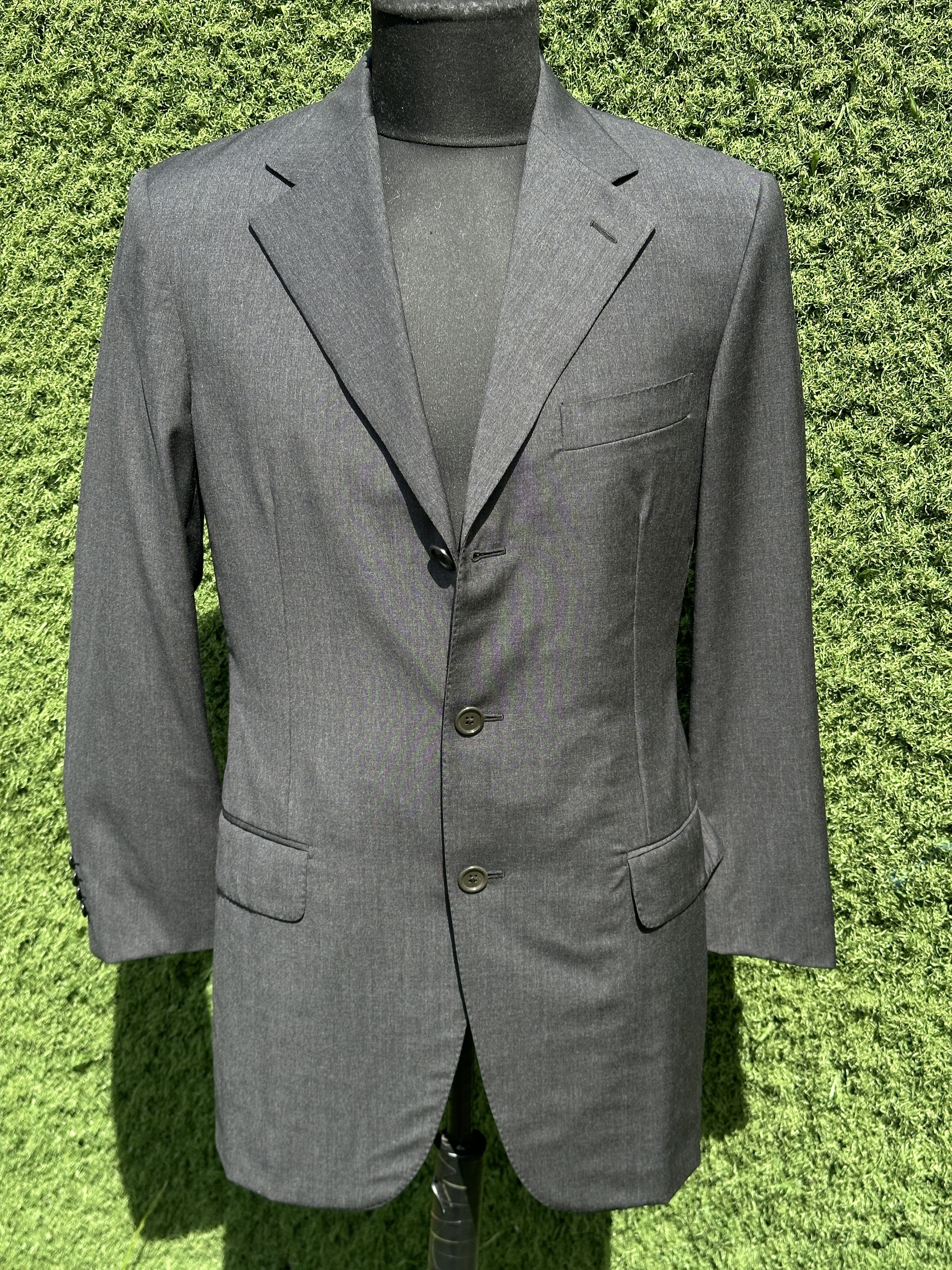 Burberry Burberry London Super 100s Wool Herringbone Blazer 48 IT Size 48R - 2 Thumbnail