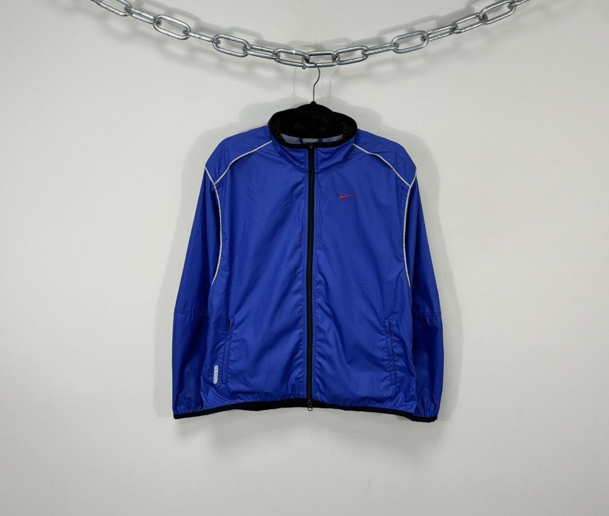Nike Vintage Nike Y2K Clima-Fit Retro Hype Blue Track Jacket Size US M / EU 48-50 / 2 - 1 Thumbnail