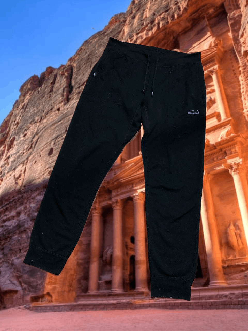 Polo Ralph Lauren Vintage Polo Sport Ralph Lauren logo black Casual Pants Y2K Size US 32 / EU 48 - 1 Thumbnail
