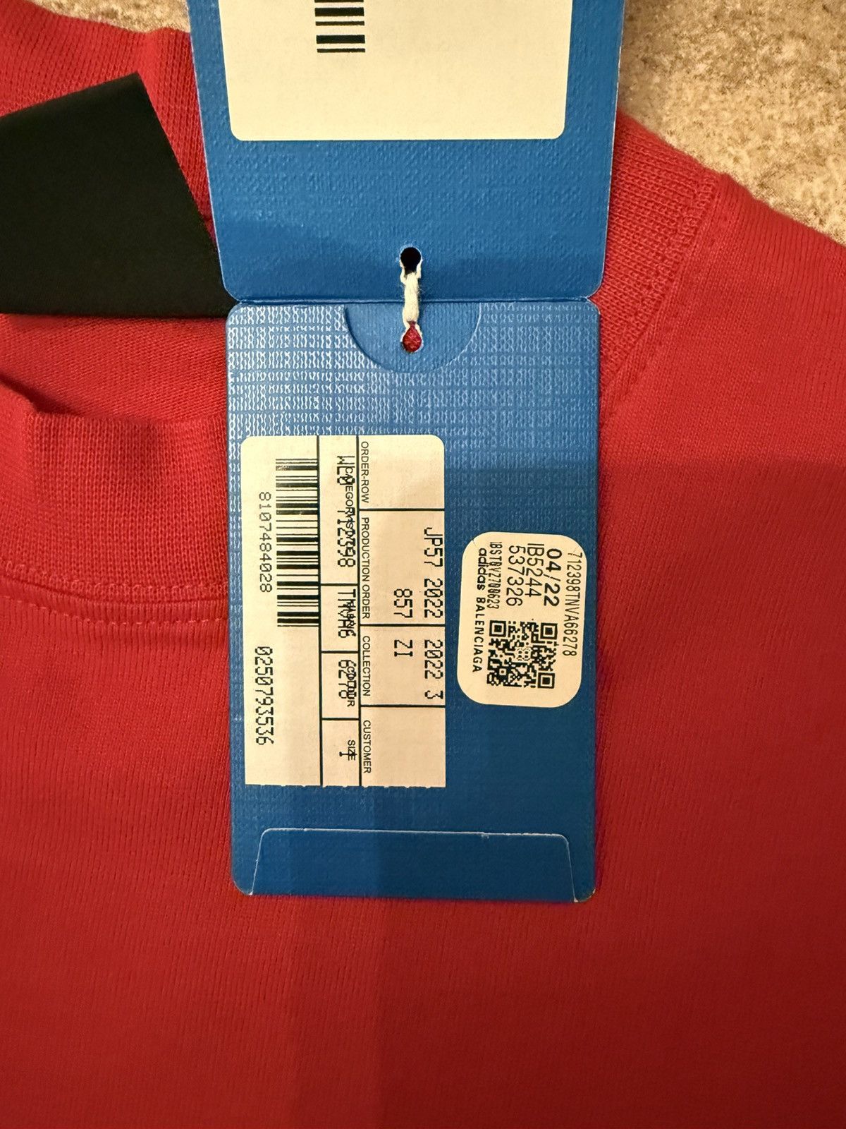 Balenciaga Balenciaga x Addidas Logo T Size US XS / EU 42 / 0 - 5 Thumbnail