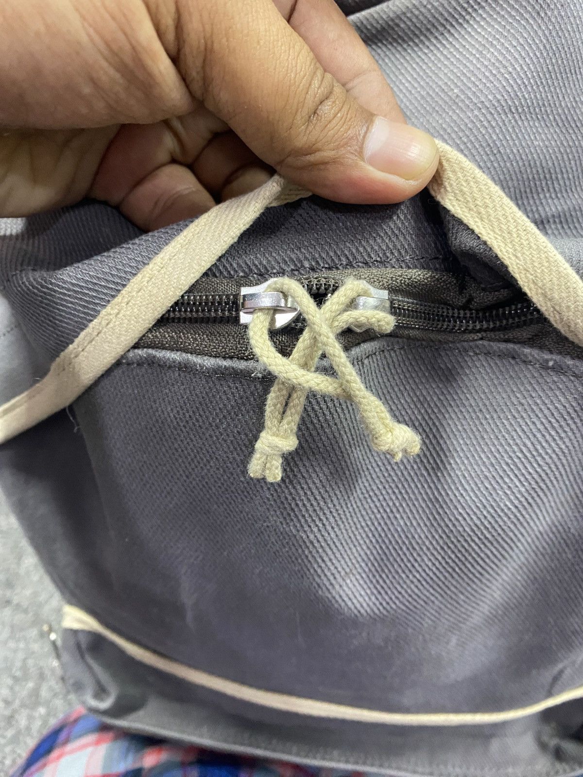 Porter PORTER Yoshida & Co Tokyo Japan Grey Canvas Casual Daypack Size ONE SIZE - 4 Thumbnail