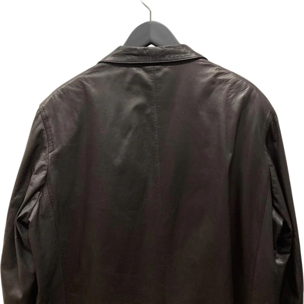 Yohji Yamamoto Yohji Yamamoto pour homme 99AW Leather Coat HN-J55-724 Size US S / EU 44-46 / 1 - 9 Thumbnail