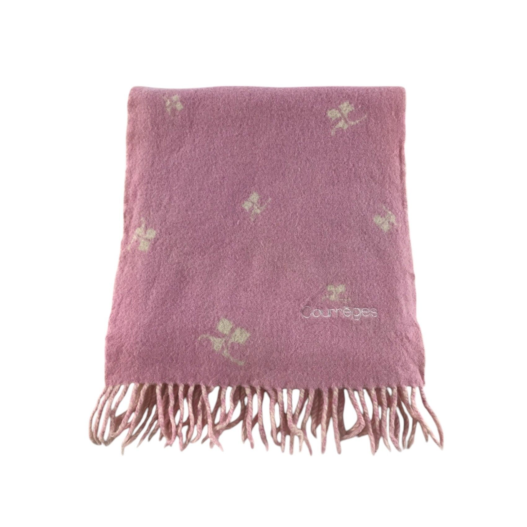 Courreges × Vintage Courreges Homme Scarf / Muffler / Neckwear - WW2284 Size ONE SIZE - 2 Thumbnail