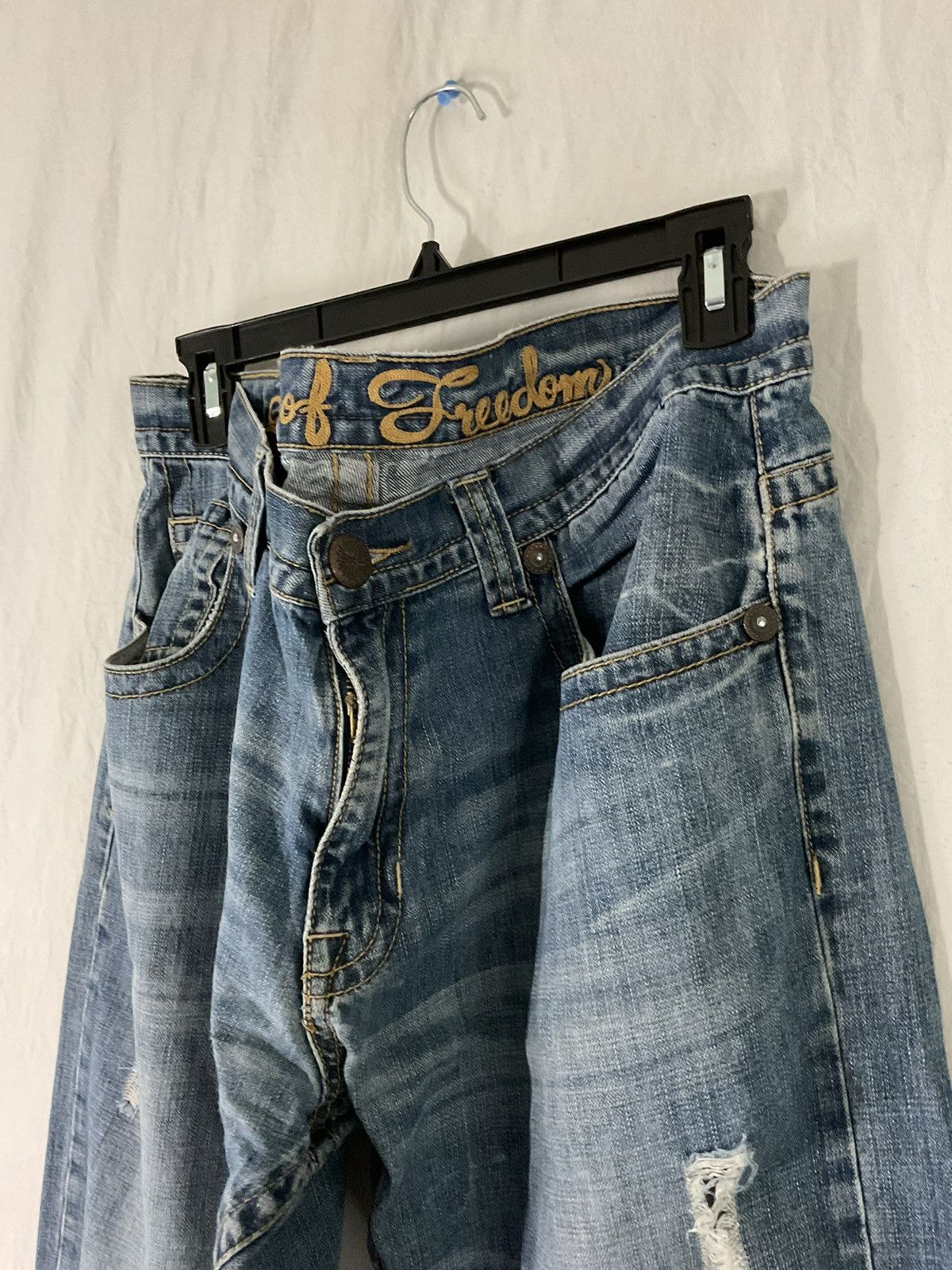 Vintage Vintage Songs Of Freedom Jeans Size US 38 / EU 54 - 3 Thumbnail